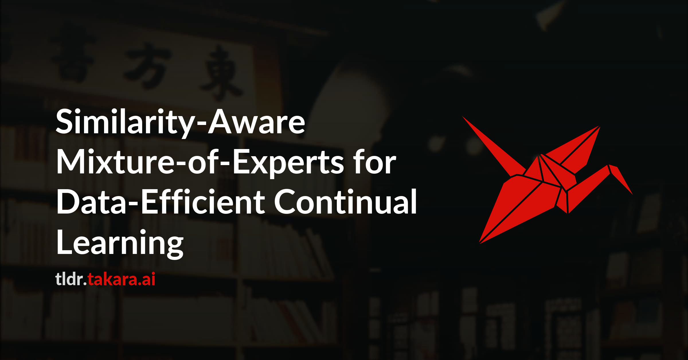 Similarity-Aware Mixture-of-Experts for Data-Efficient Continual Learning