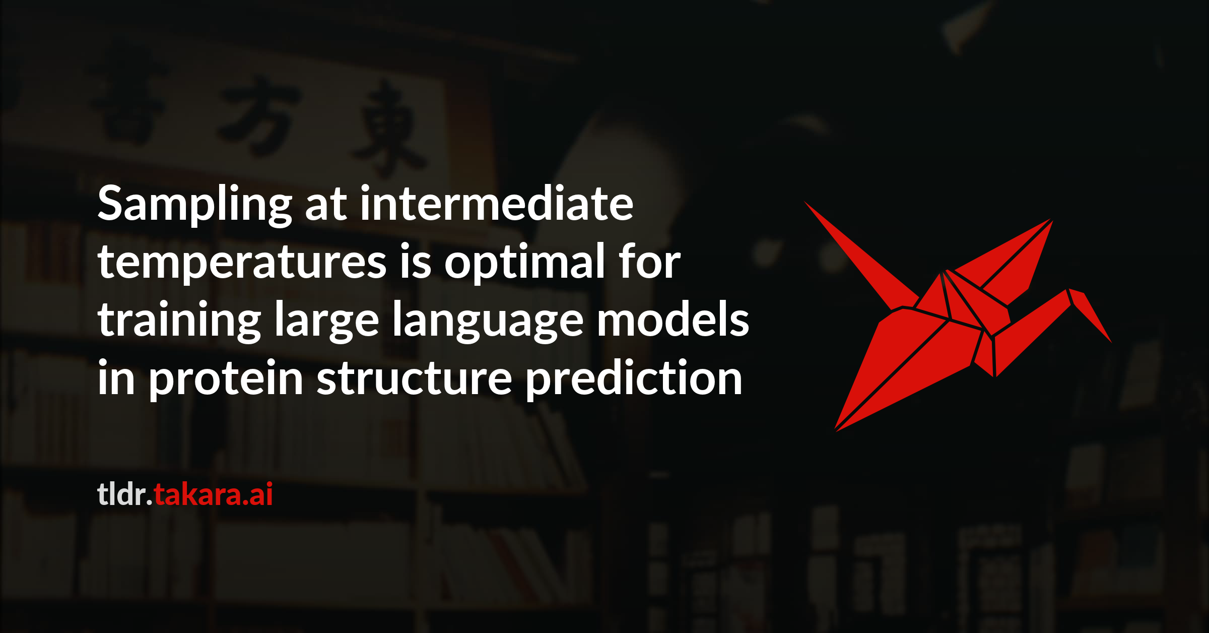 Sampling at intermediate temperatures is optimal for training large language models in protein structure prediction