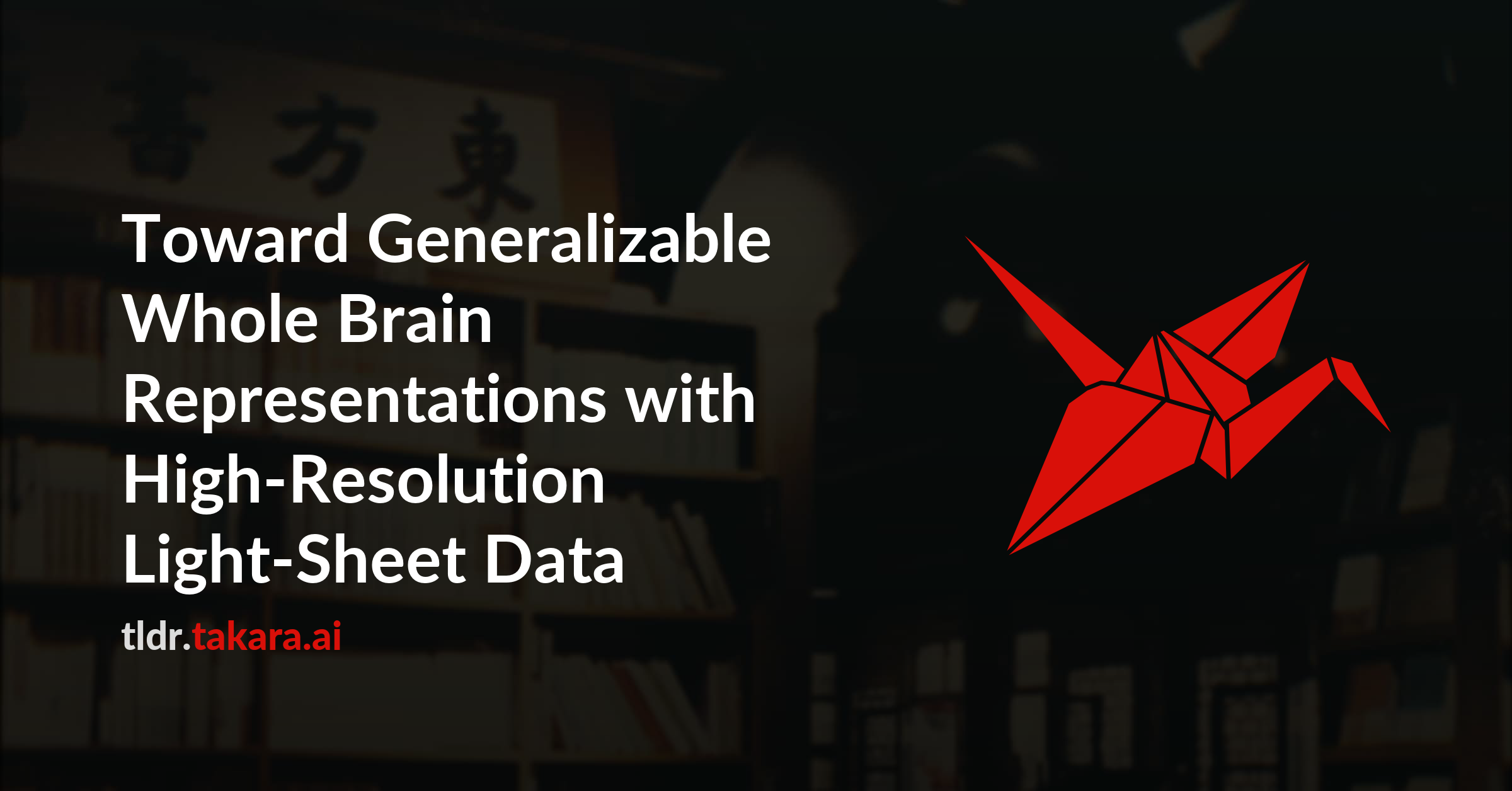 Toward Generalizable Whole Brain Representations with High-Resolution Light-Sheet Data