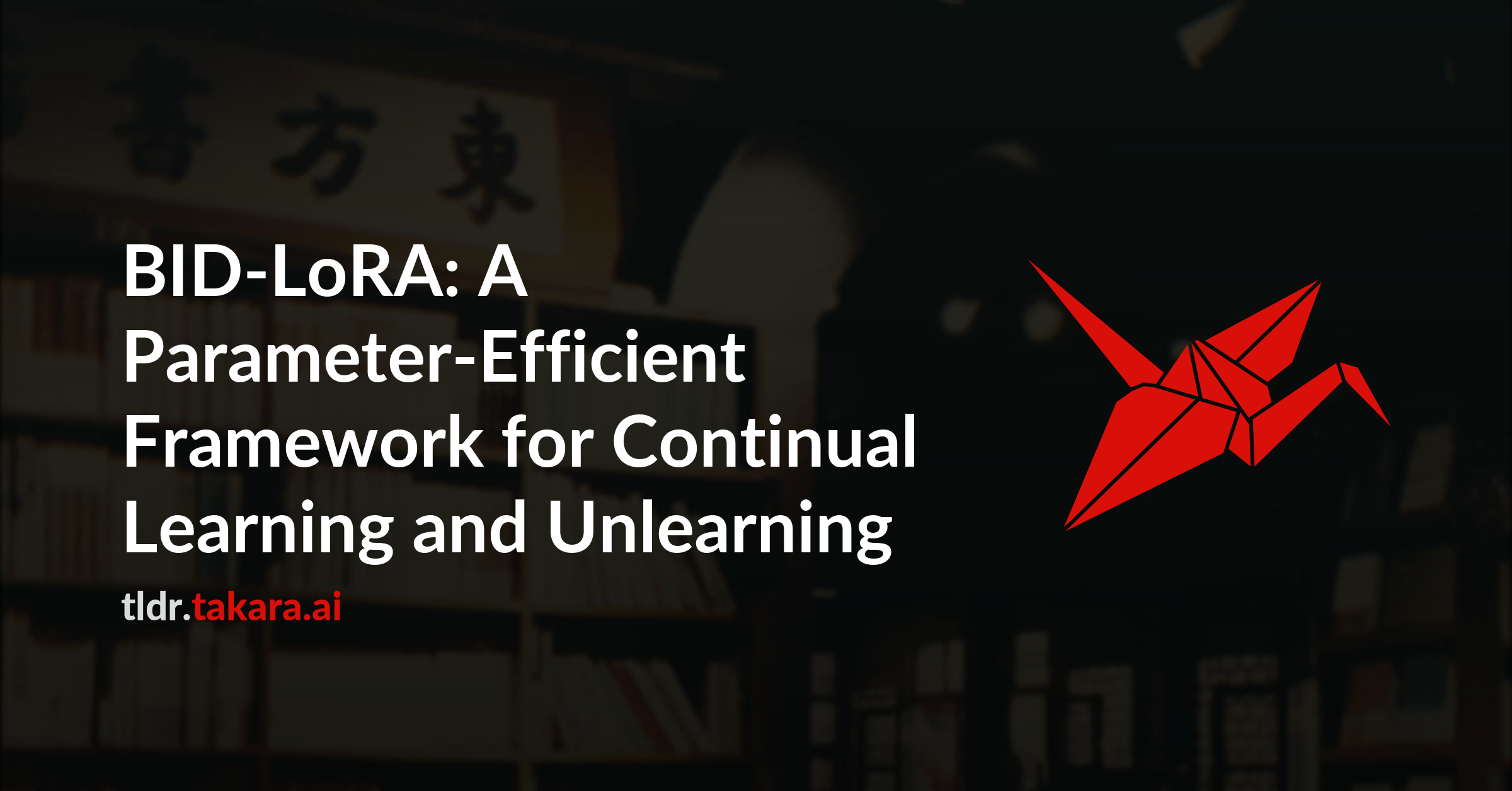 BID-LoRA: A Parameter-Efficient Framework for Continual Learning and ...