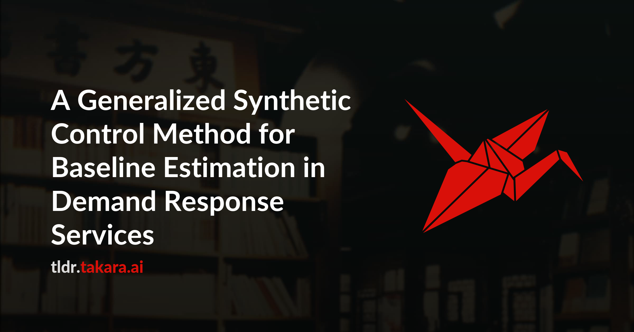A Generalized Synthetic Control Method for Baseline Estimation in ...