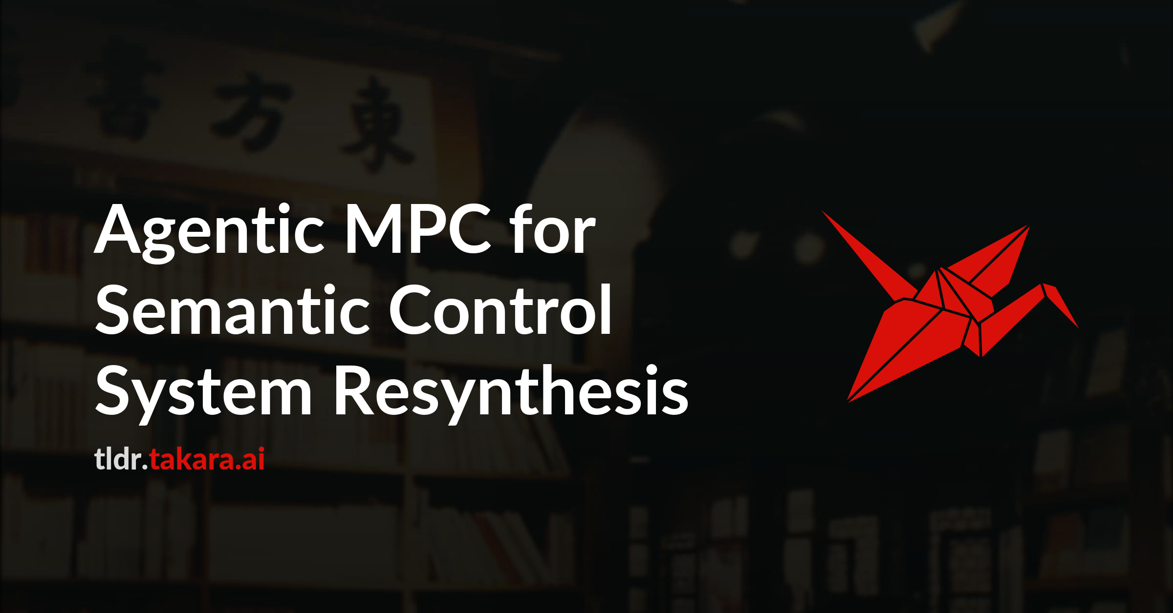 Agentic MPC for Semantic Control System Resynthesis