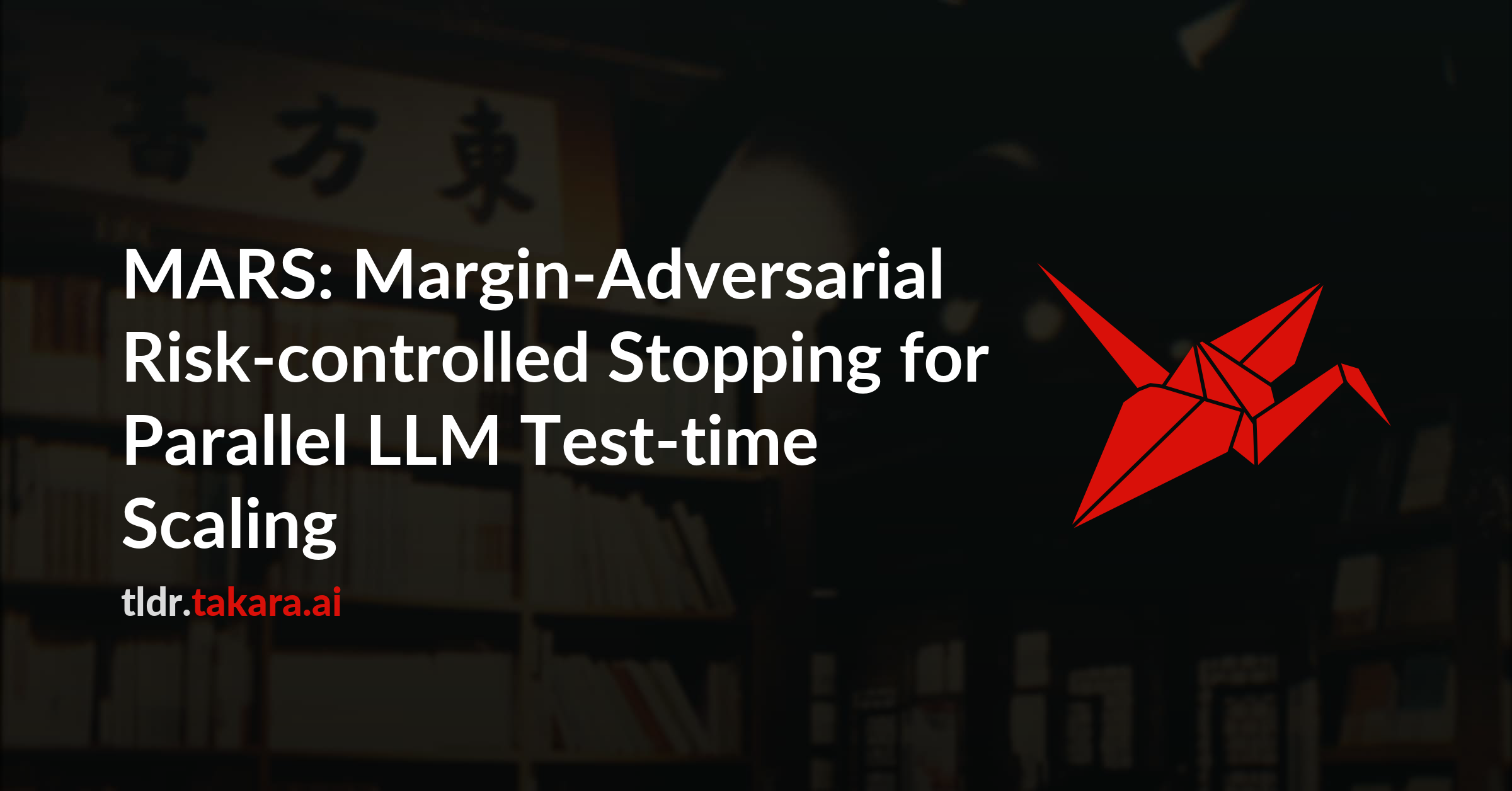 MARS: Margin-Adversarial Risk-controlled Stopping for Parallel LLM Test-time Scaling