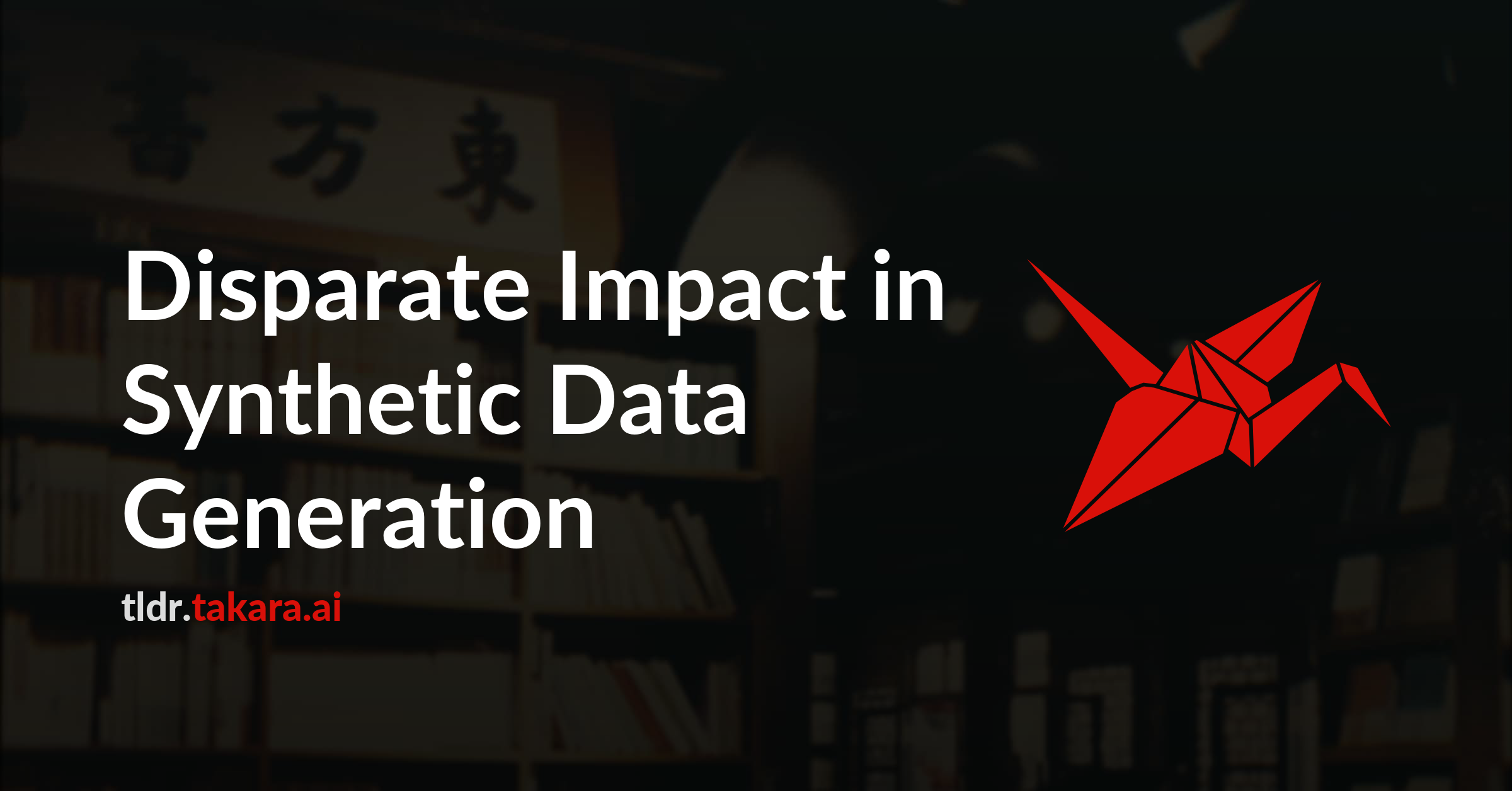 Disparate Impact in Synthetic Data Generation