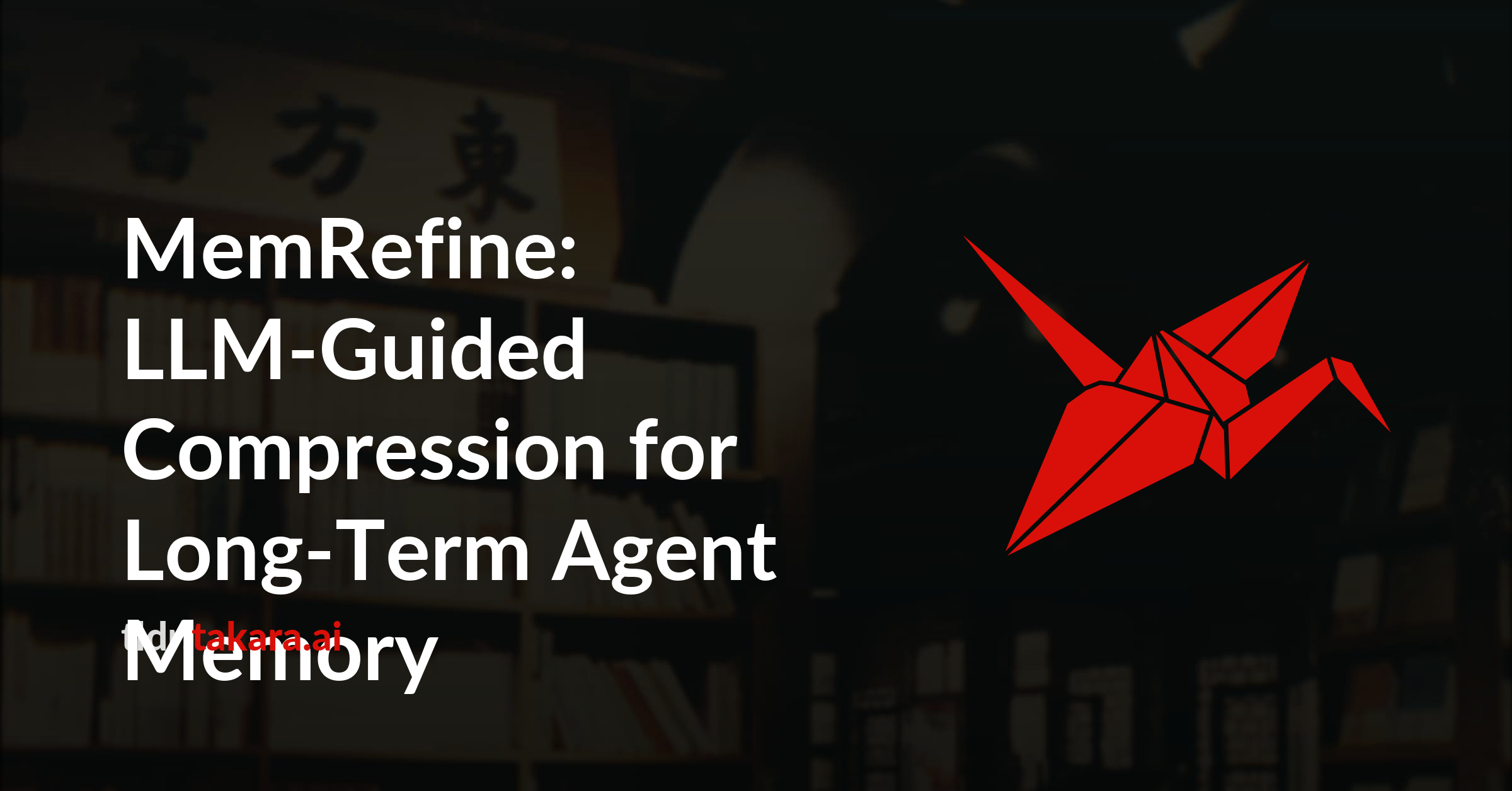 MemRefine: LLM-Guided Compression for Long-Term Agent Memory