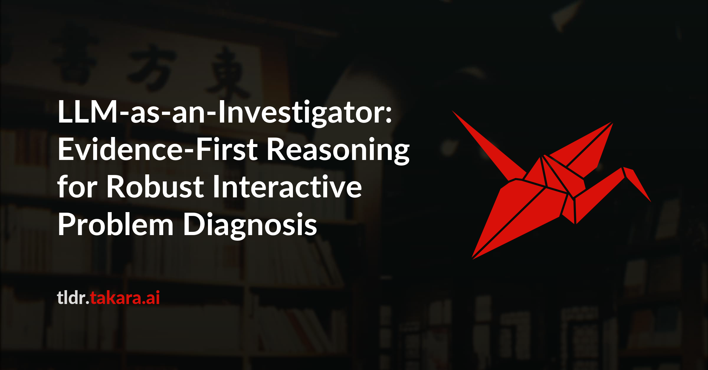 LLM-as-an-Investigator: Evidence-First Reasoning for Robust Interactive Problem Diagnosis