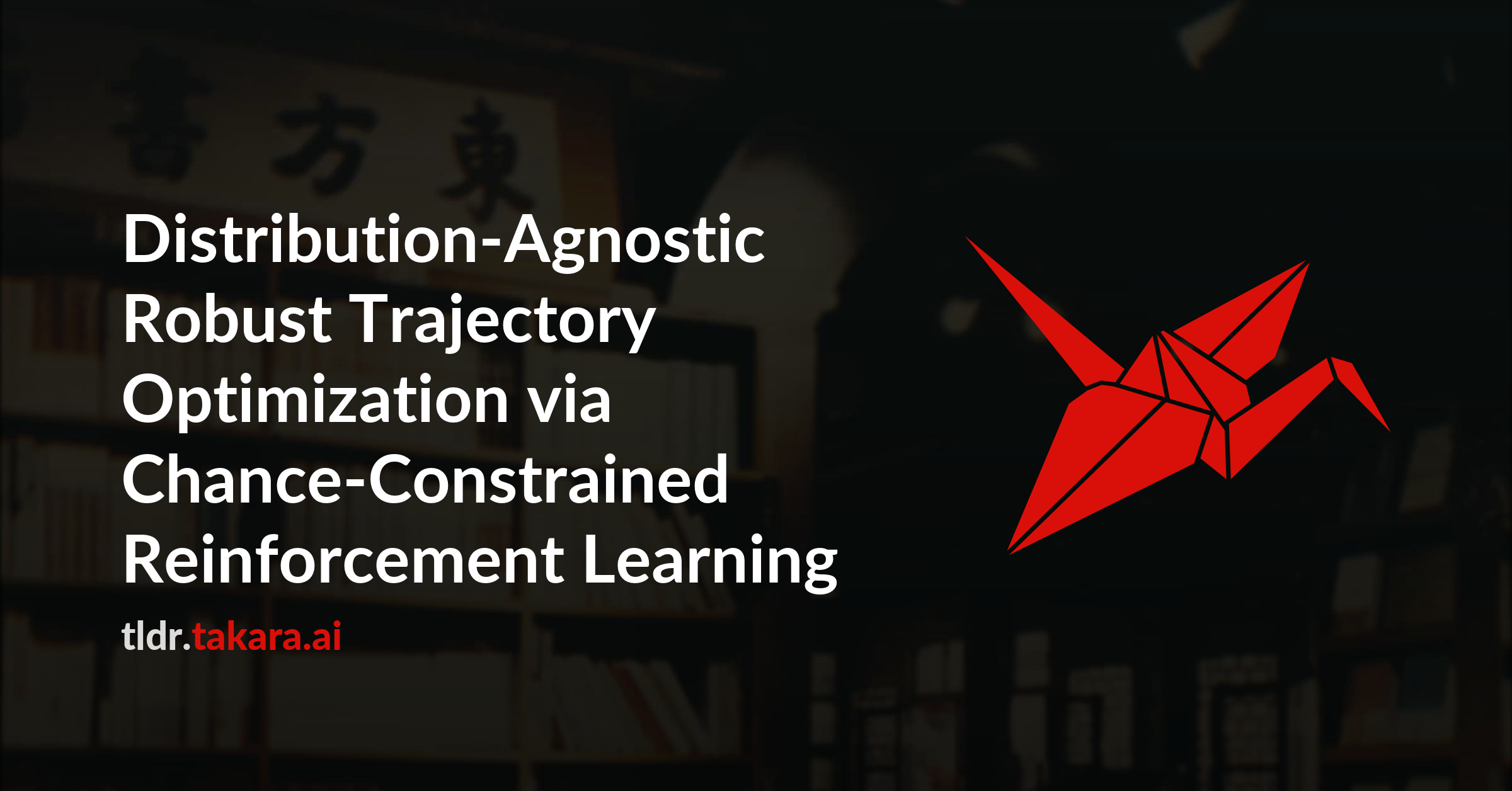 Distribution-Agnostic Robust Trajectory Optimization via Chance-Constrained Reinforcement Learning