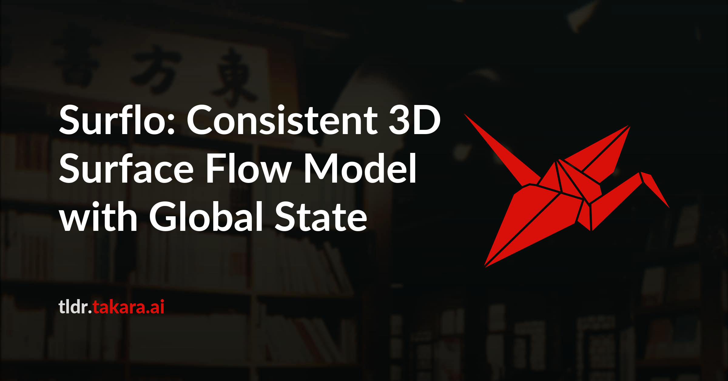 Surflo: Consistent 3D Surface Flow Model with Global State
