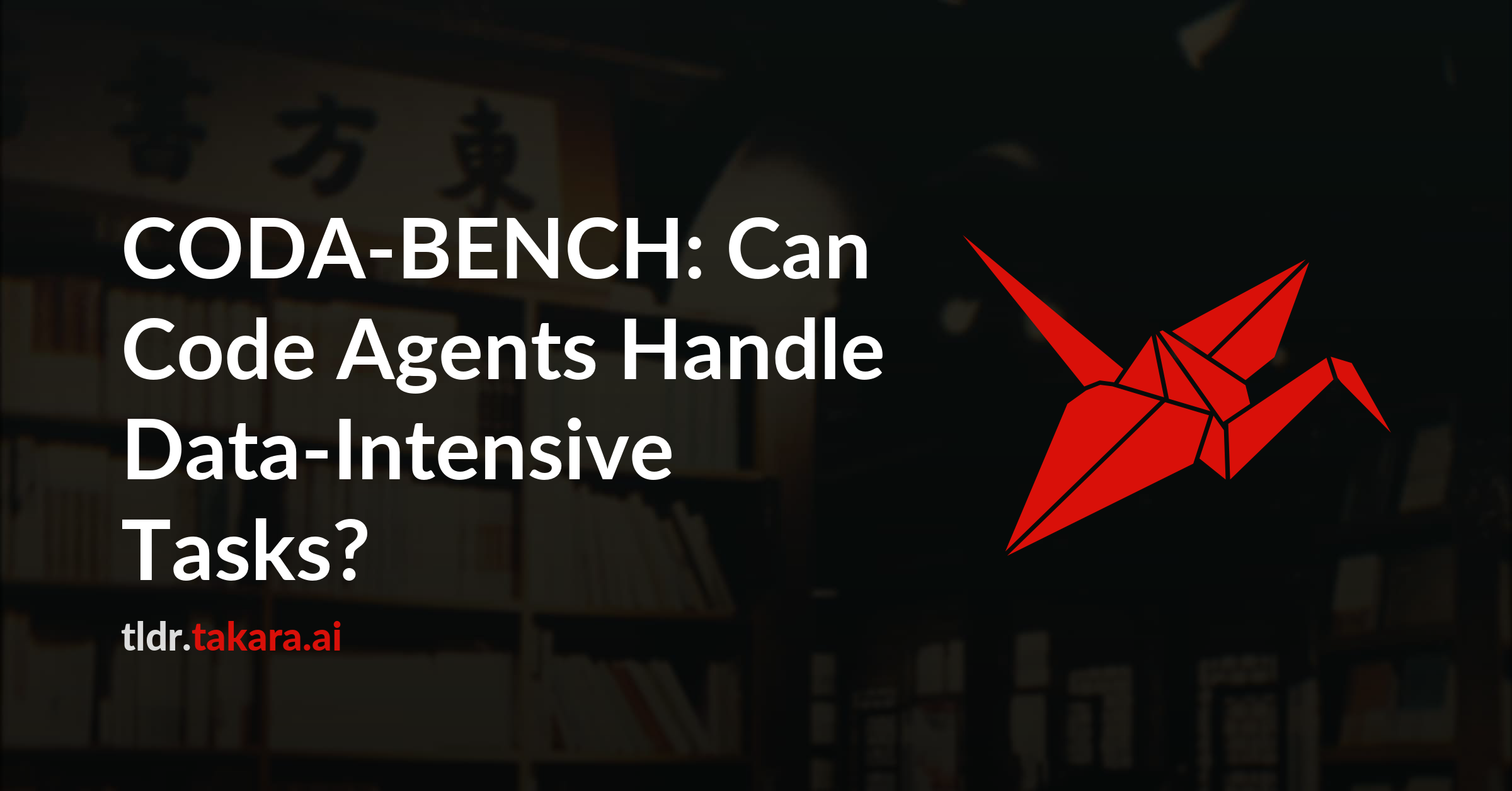 CODA-BENCH: Can Code Agents Handle Data-Intensive Tasks?