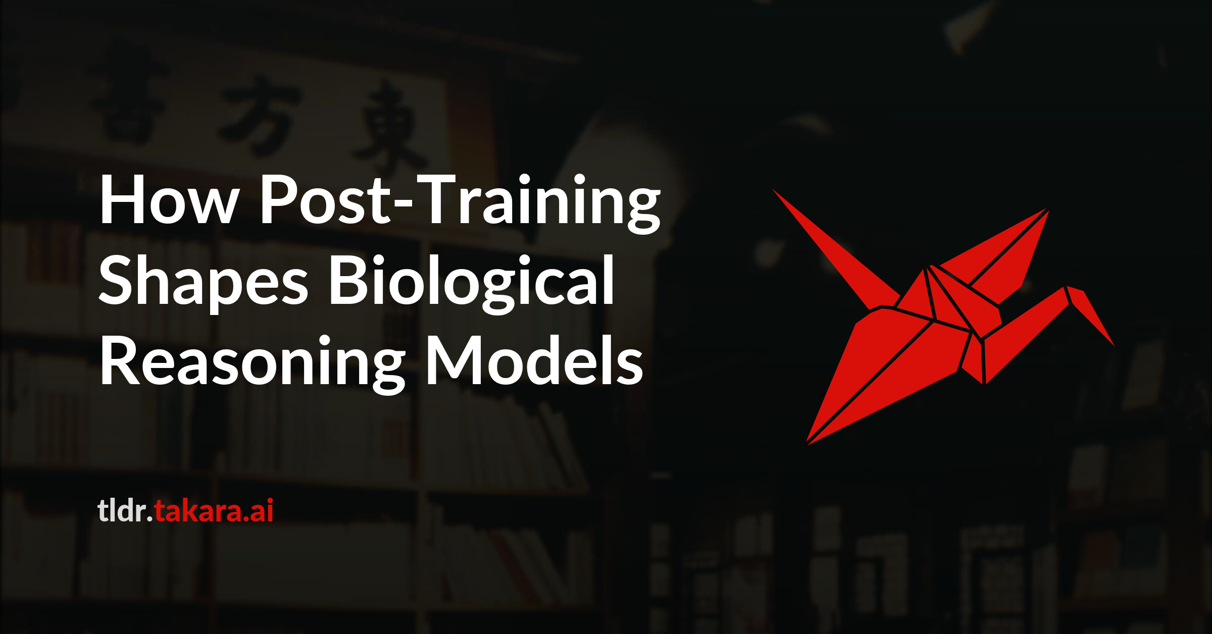 How Post-Training Shapes Biological Reasoning Models