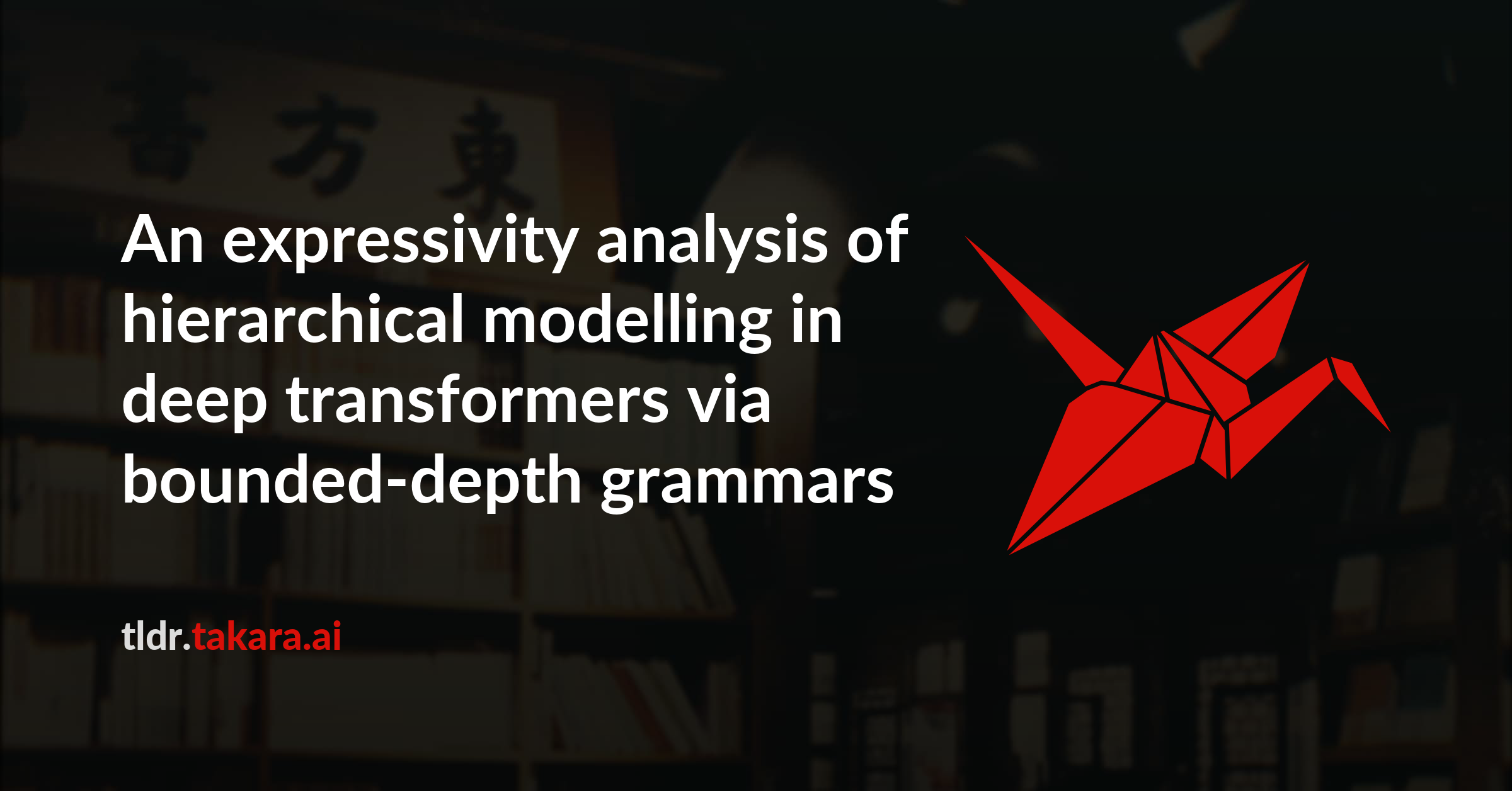 An expressivity analysis of hierarchical modelling in deep transformers via bounded-depth grammars