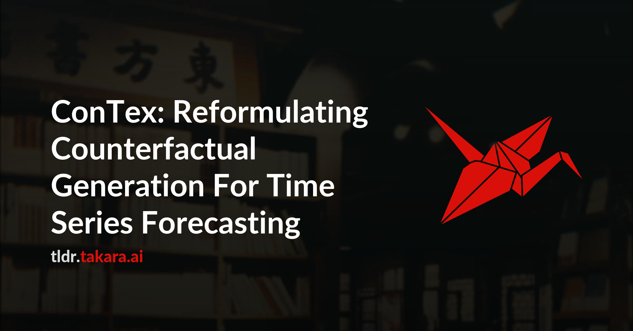 ConTex: Reformulating Counterfactual Generation For Time Series Forecasting