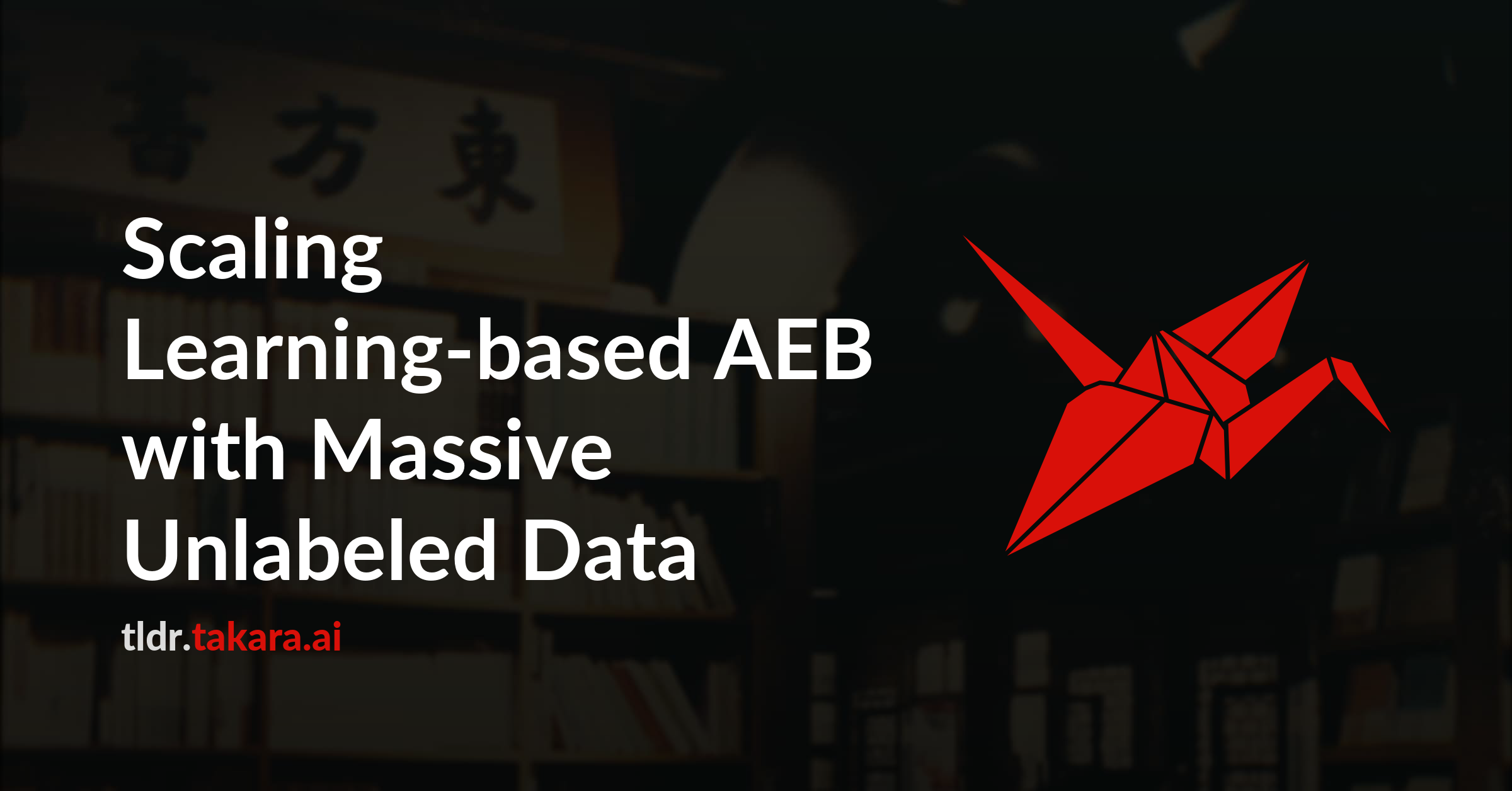 Scaling Learning-based AEB with Massive Unlabeled Data