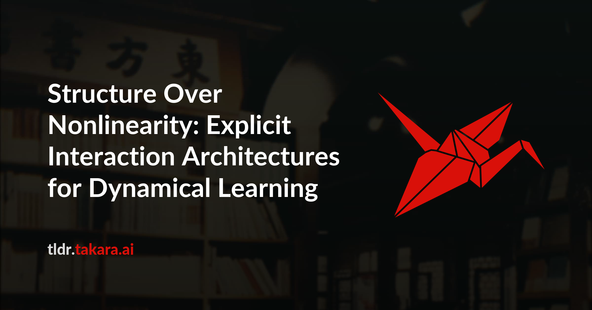 Structure Over Nonlinearity: Explicit Interaction Architectures for Dynamical Learning