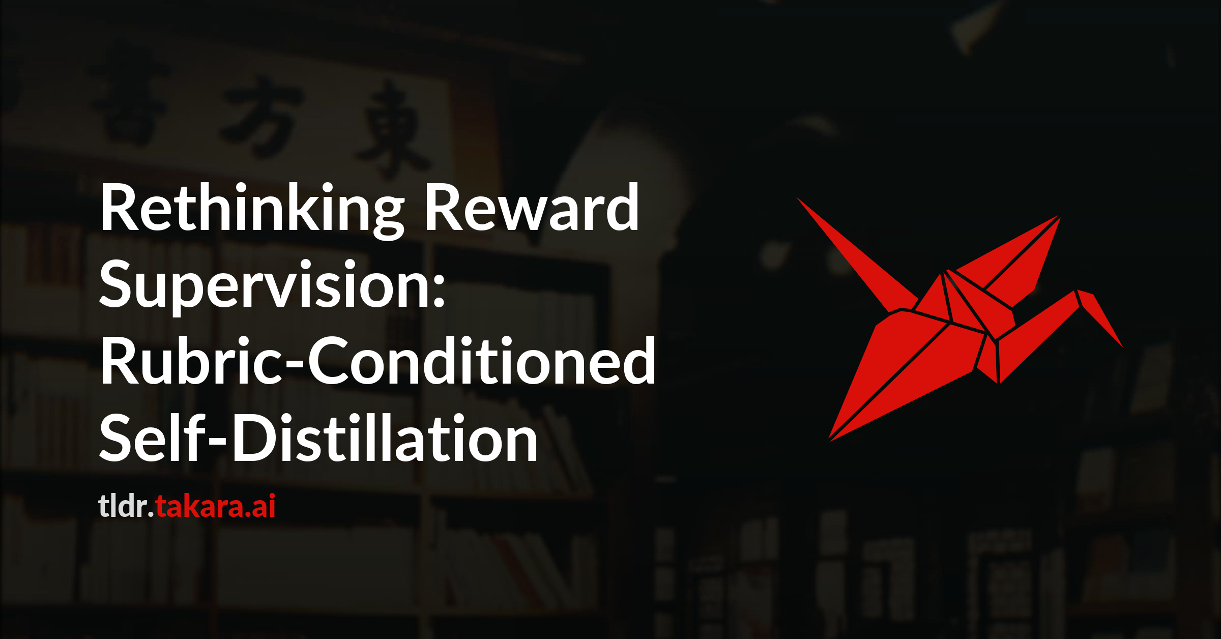 Rethinking Reward Supervision: Rubric-Conditioned Self-Distillation