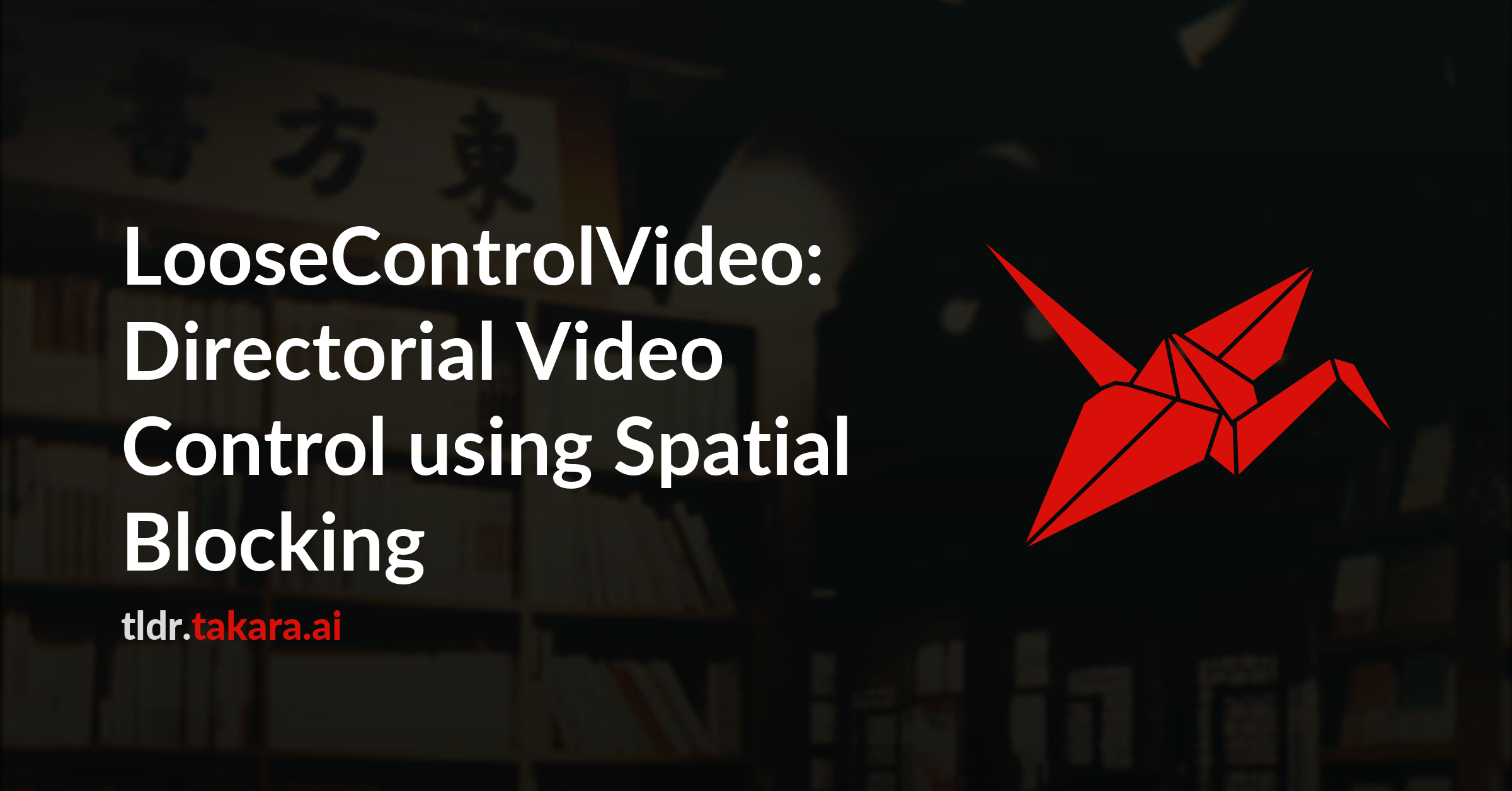 LooseControlVideo: Directorial Video Control using Spatial Blocking