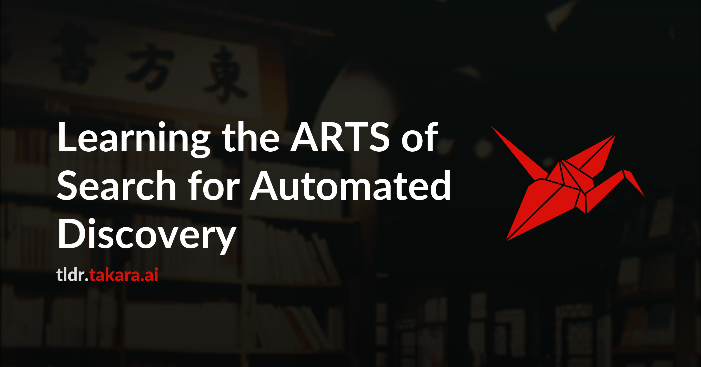 Learning the ARTS of Search for Automated Discovery