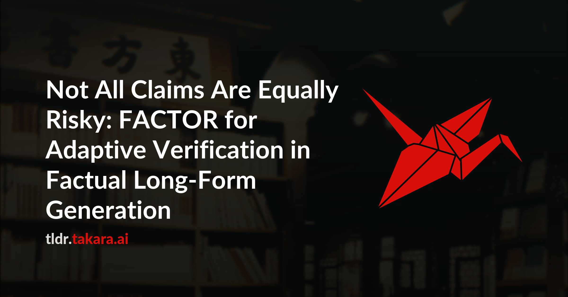 Not All Claims Are Equally Risky: FACTOR for Adaptive Verification in Factual Long-Form Generation