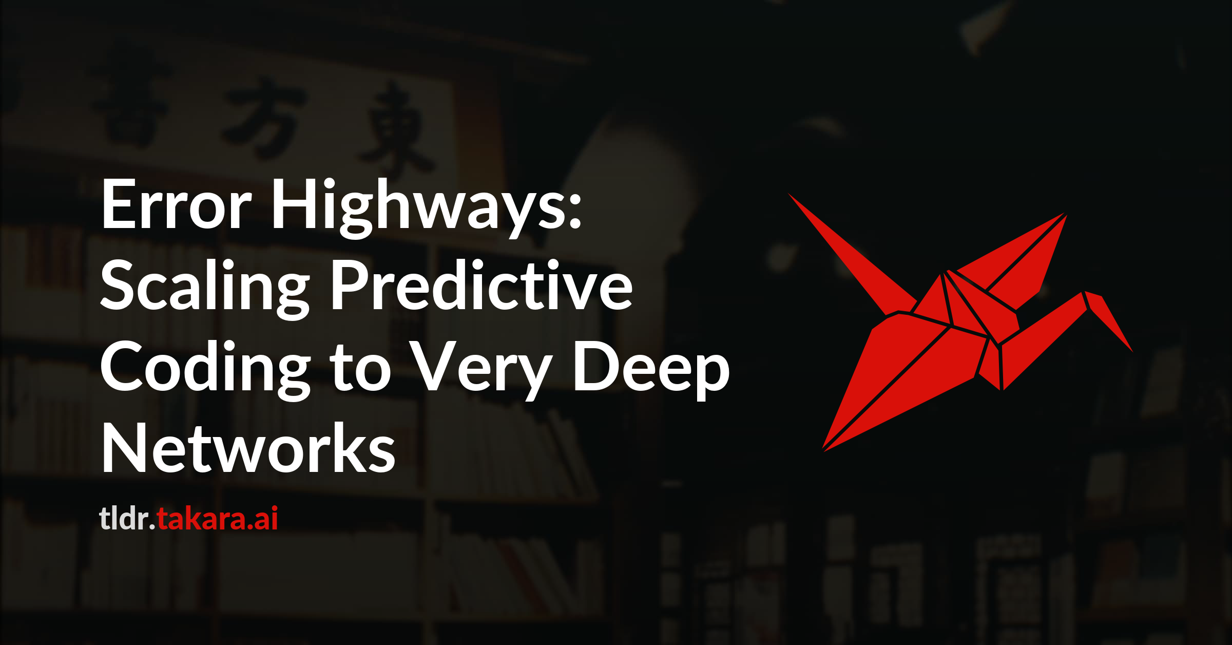 Error Highways: Scaling Predictive Coding to Very Deep Networks