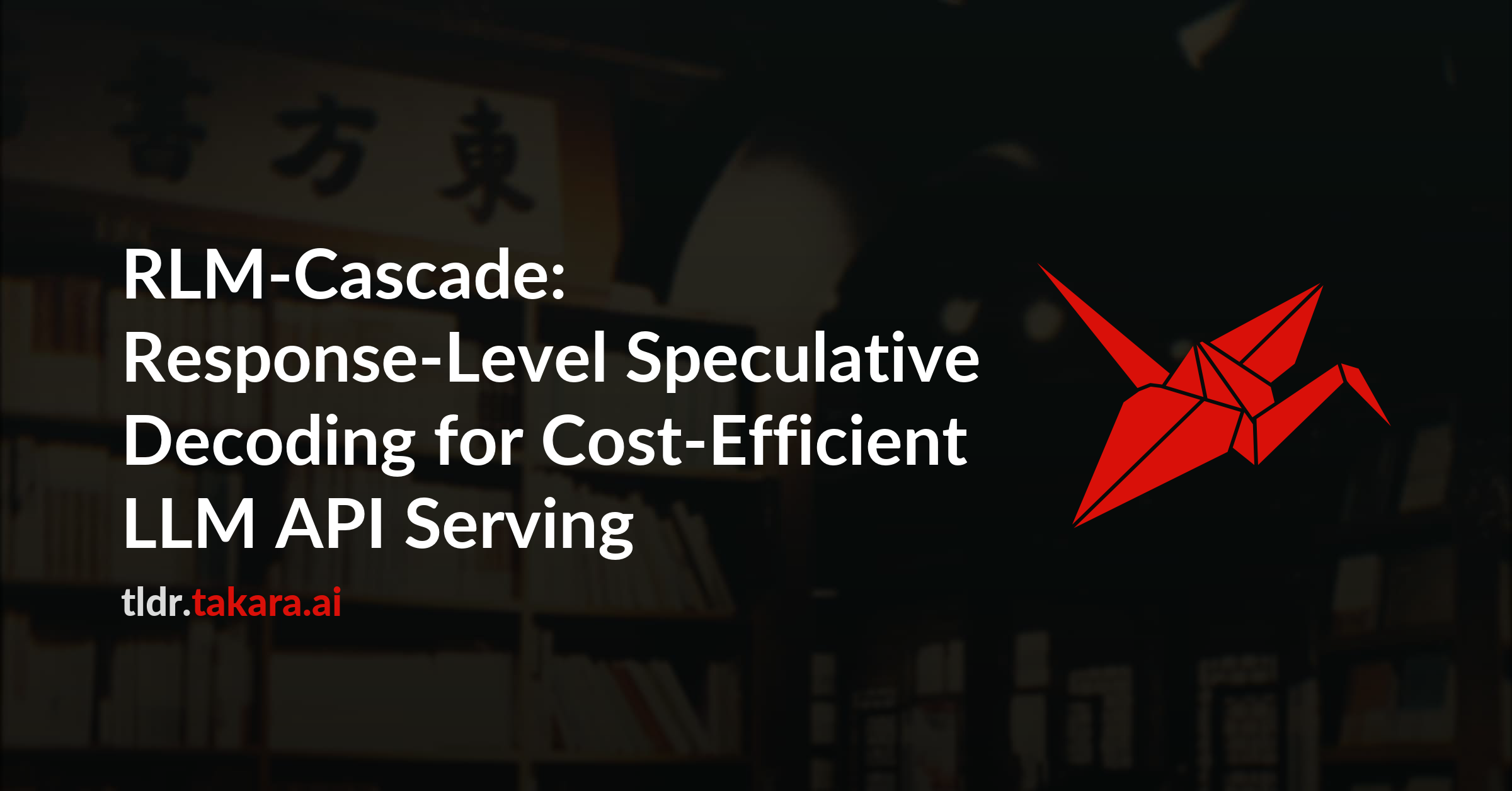 RLM-Cascade: Response-Level Speculative Decoding for Cost-Efficient LLM API Serving