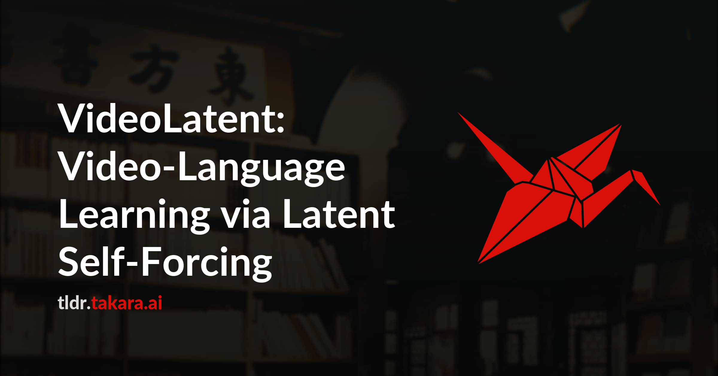 VideoLatent: Video-Language Learning via Latent Self-Forcing