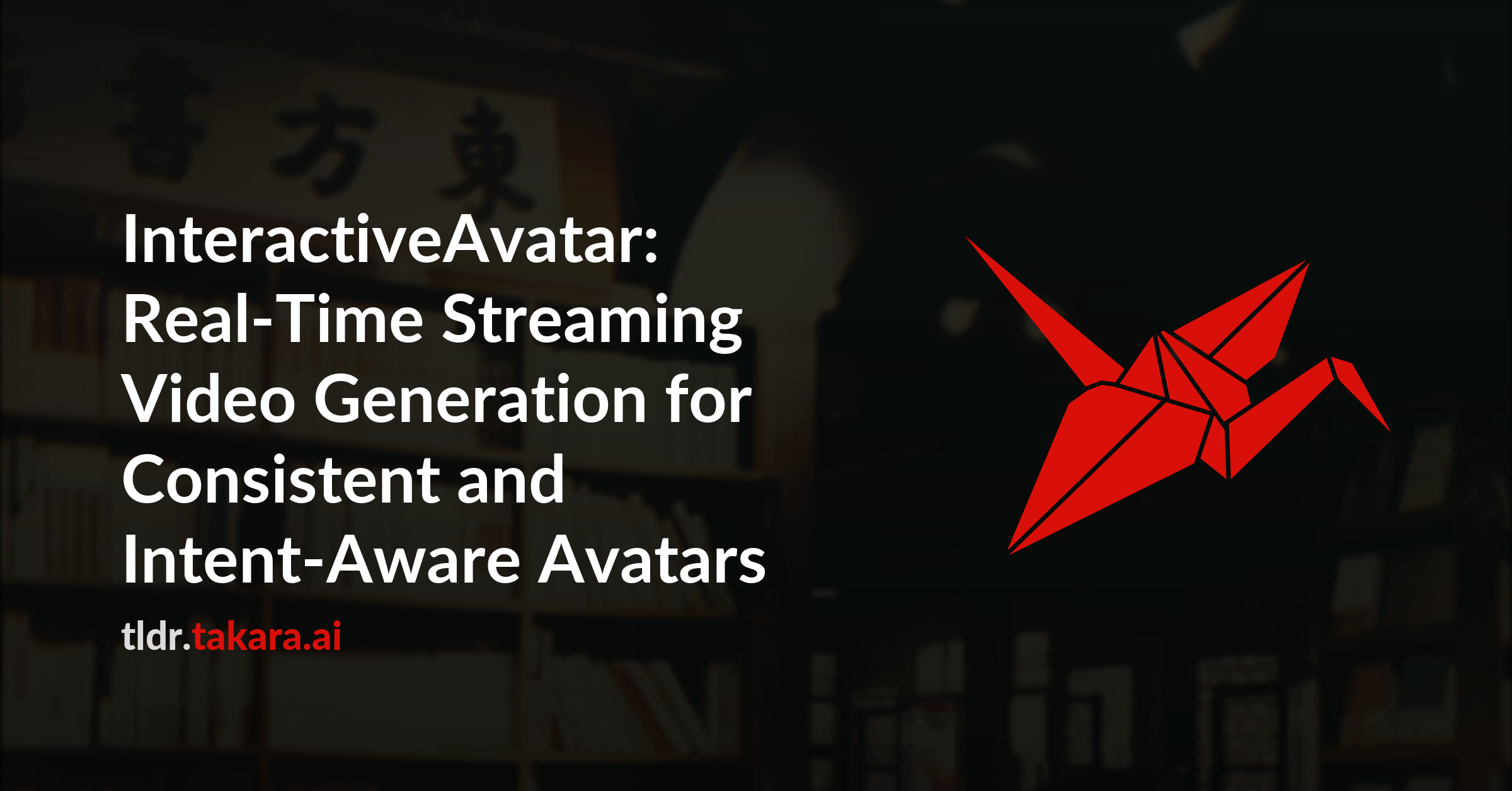 InteractiveAvatar: Real-Time Streaming Video Generation for Consistent and Intent-Aware Avatars