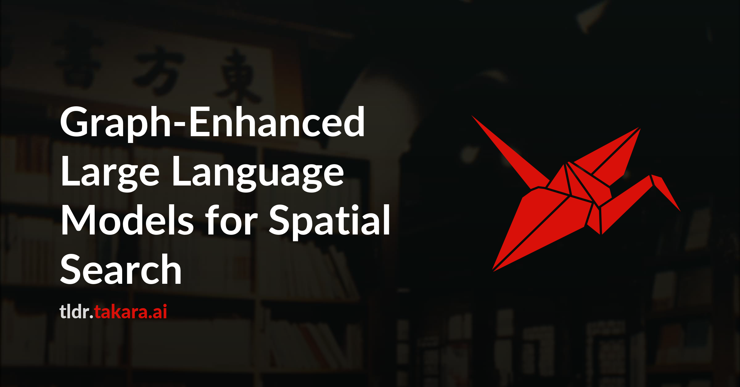 Graph-Enhanced Large Language Models for Spatial Search