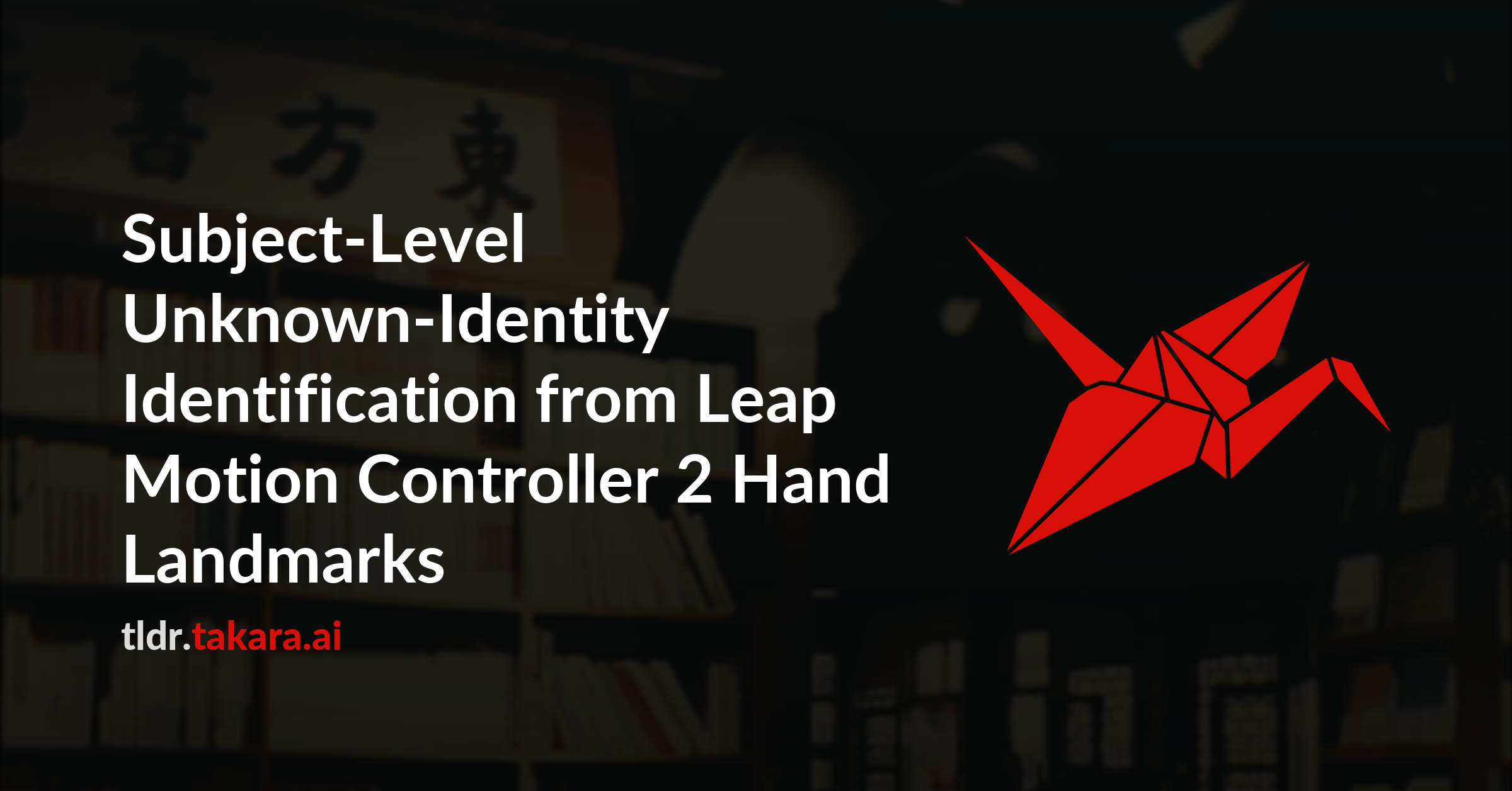 Subject-Level Unknown-Identity Identification from Leap Motion Controller 2 Hand Landmarks