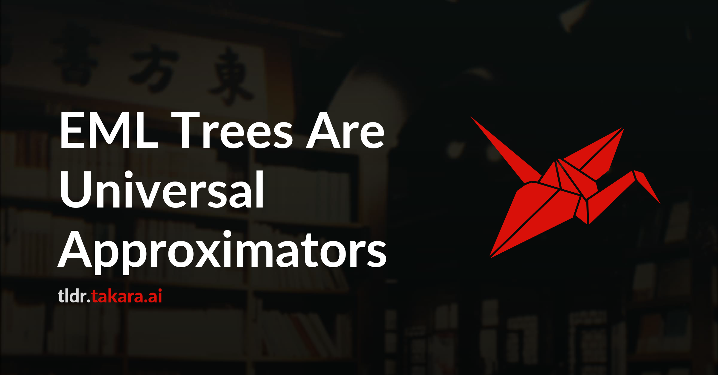 EML Trees Are Universal Approximators