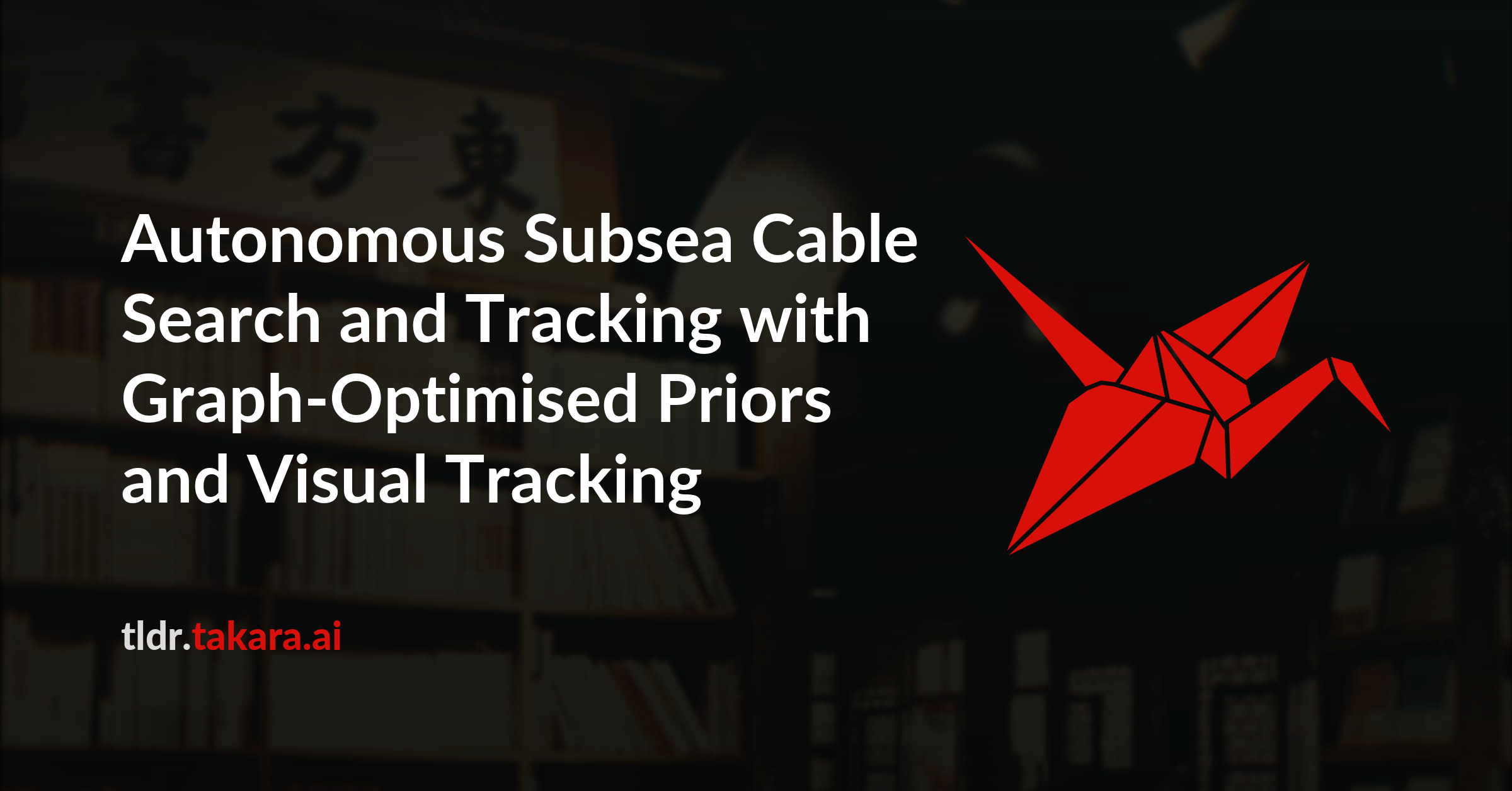 Autonomous Subsea Cable Search and Tracking with Graph-Optimised Priors and Visual Tracking