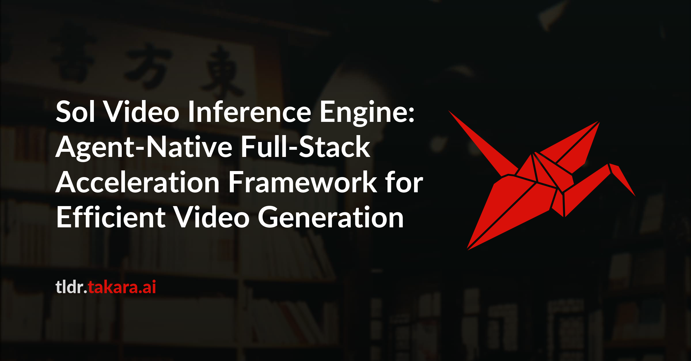 Sol Video Inference Engine: Agent-Native Full-Stack Acceleration Framework for Efficient Video Generation