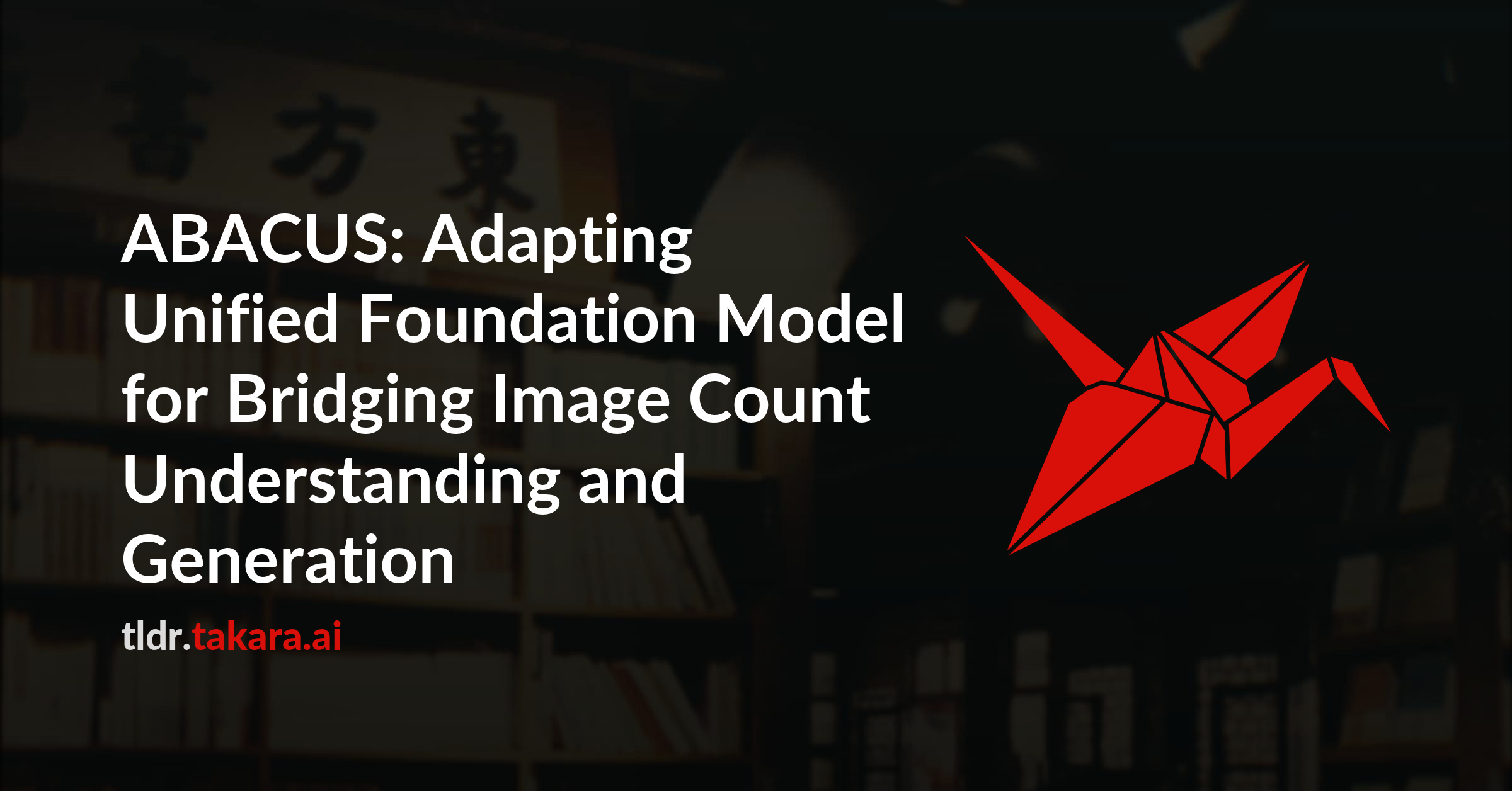 ABACUS: Adapting Unified Foundation Model for Bridging Image Count Understanding and Generation