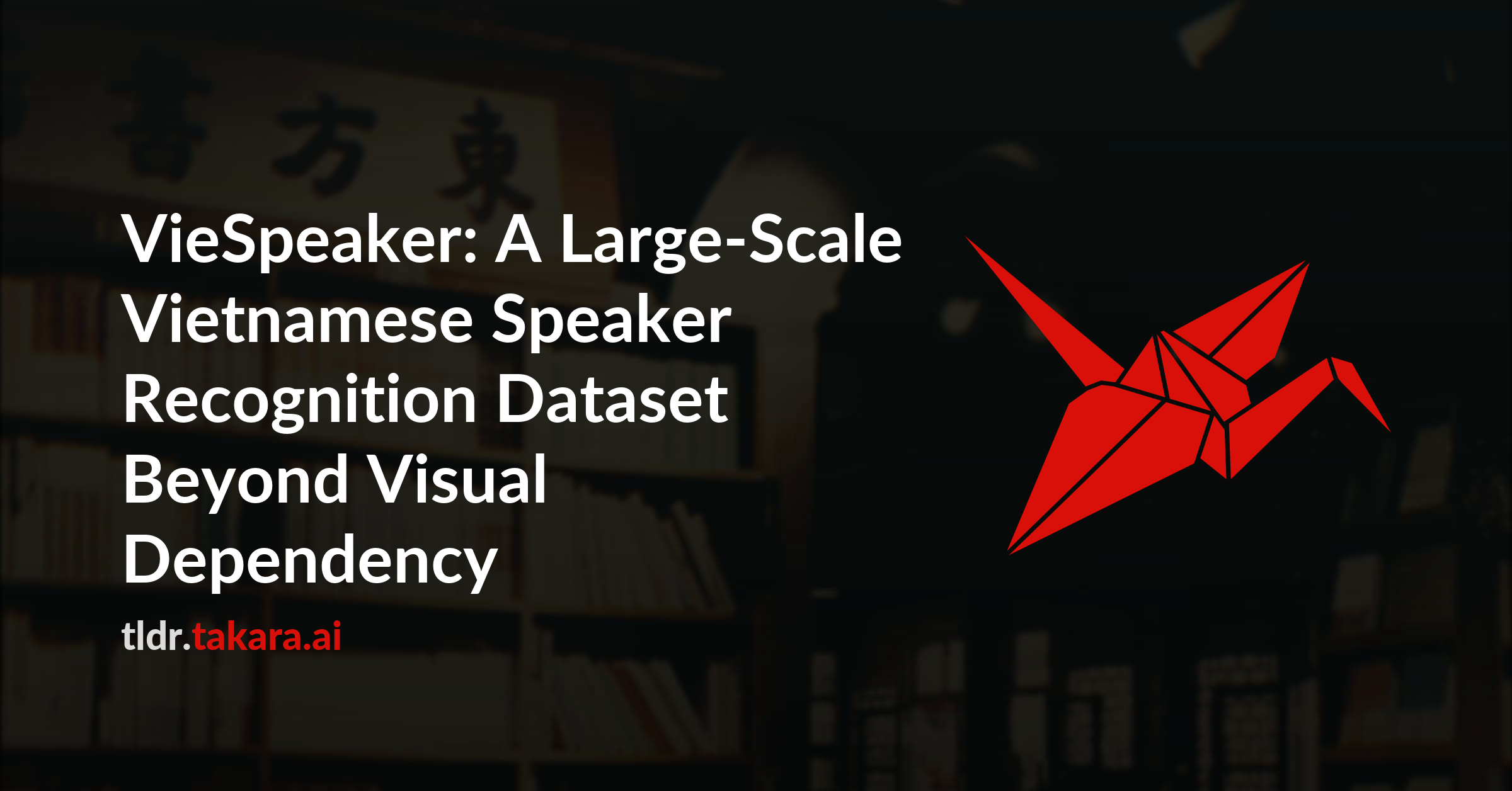 VieSpeaker: A Large-Scale Vietnamese Speaker Recognition Dataset Beyond Visual Dependency
