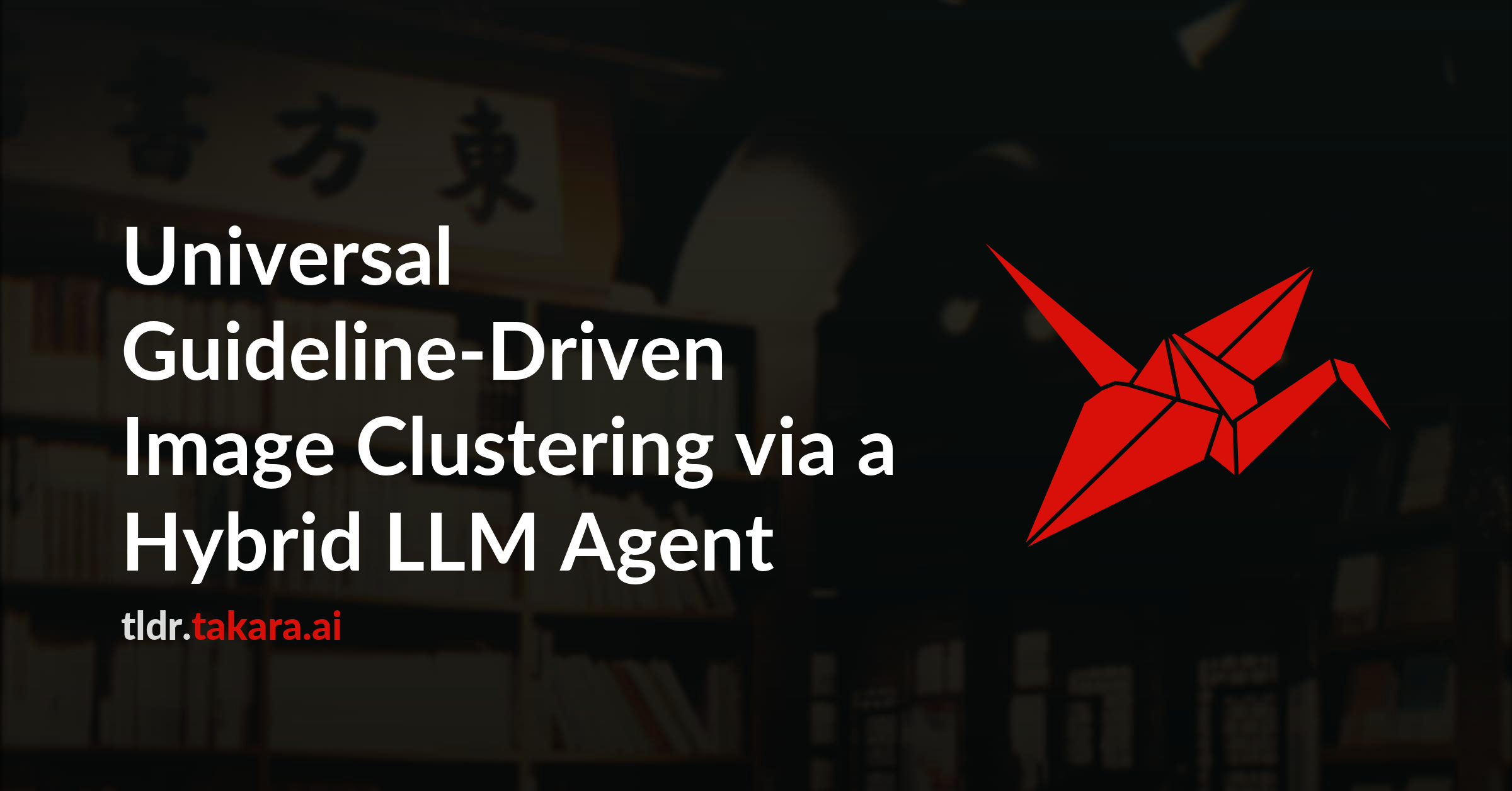 Universal Guideline-Driven Image Clustering via a Hybrid LLM Agent