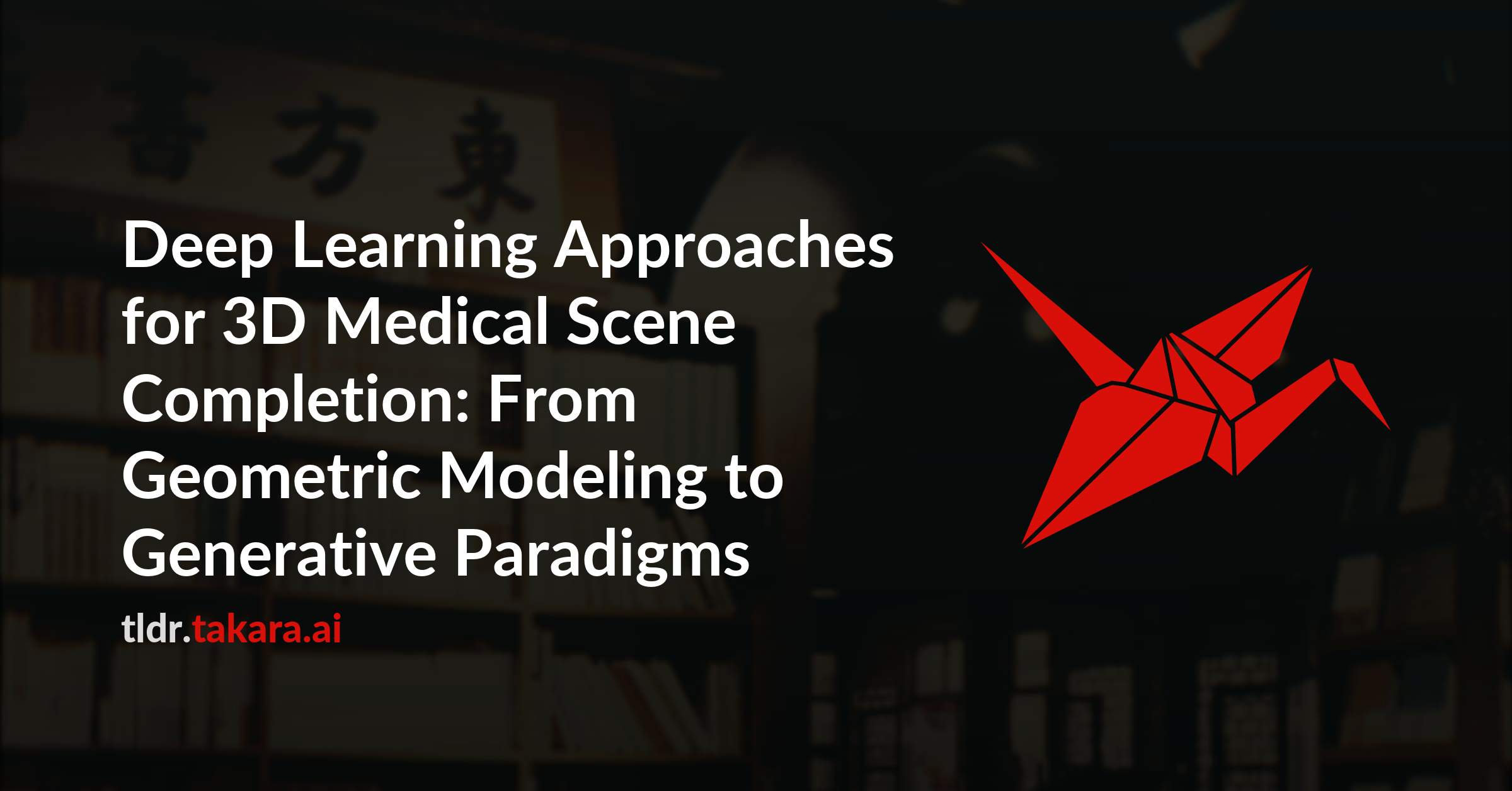 Deep Learning Approaches for 3D Medical Scene Completion: From Geometric Modeling to Generative Paradigms