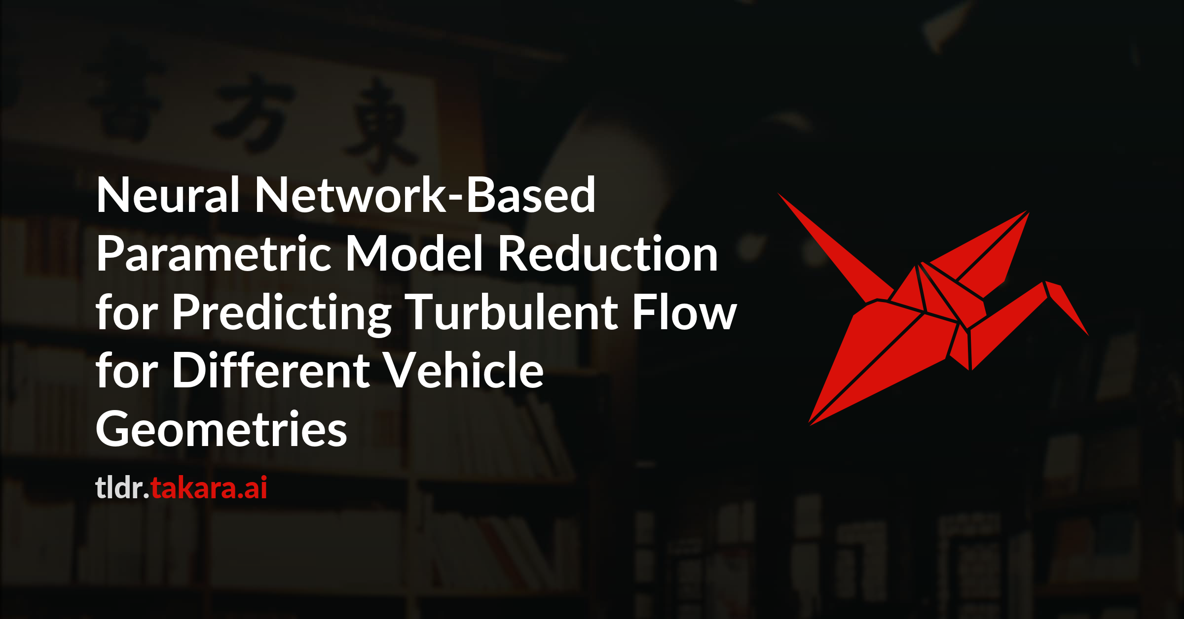 Neural Network-Based Parametric Model Reduction for Predicting Turbulent Flow for Different Vehicle Geometries