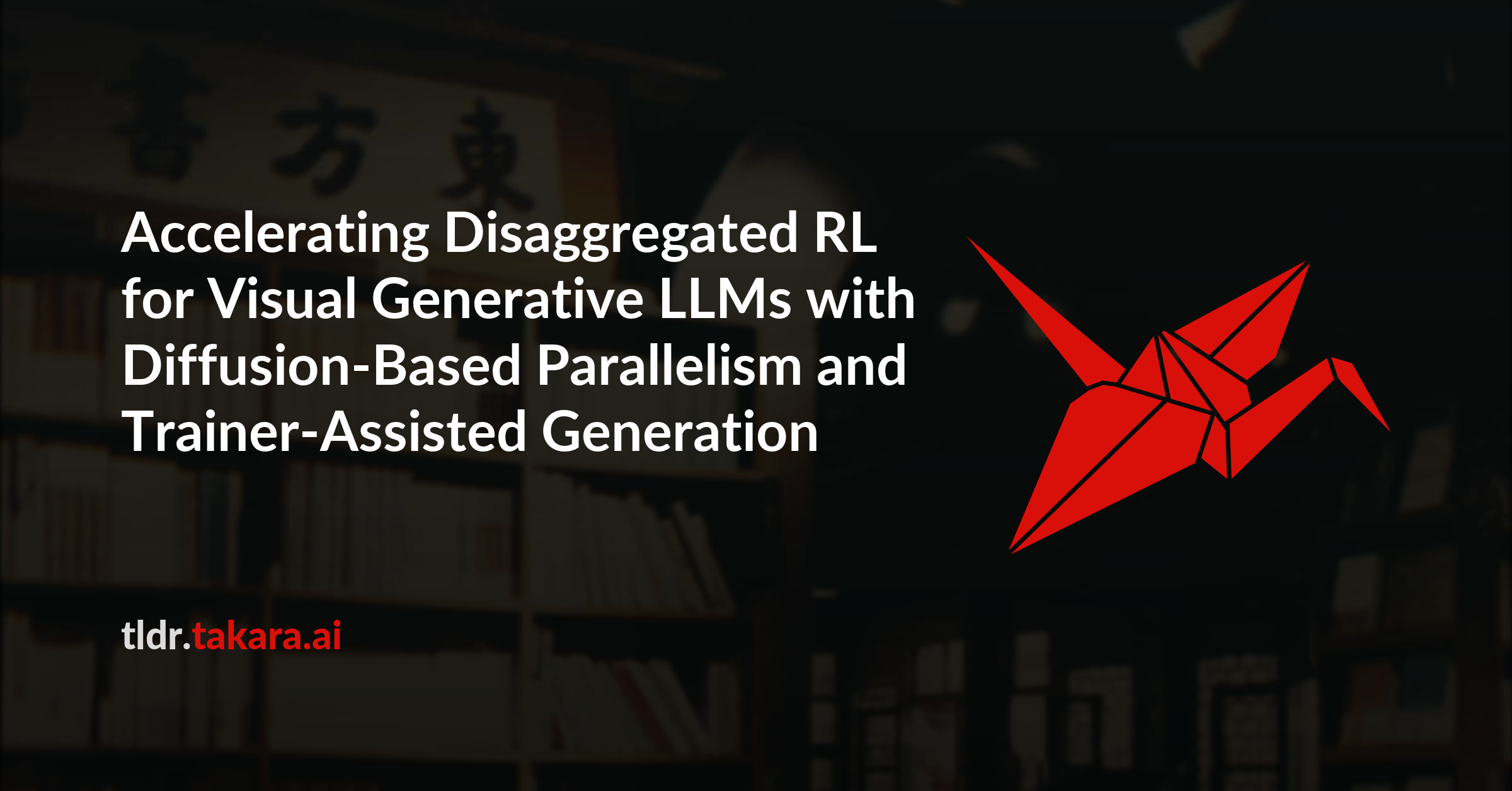 Accelerating Disaggregated RL for Visual Generative LLMs with Diffusion-Based Parallelism and Trainer-Assisted Generation