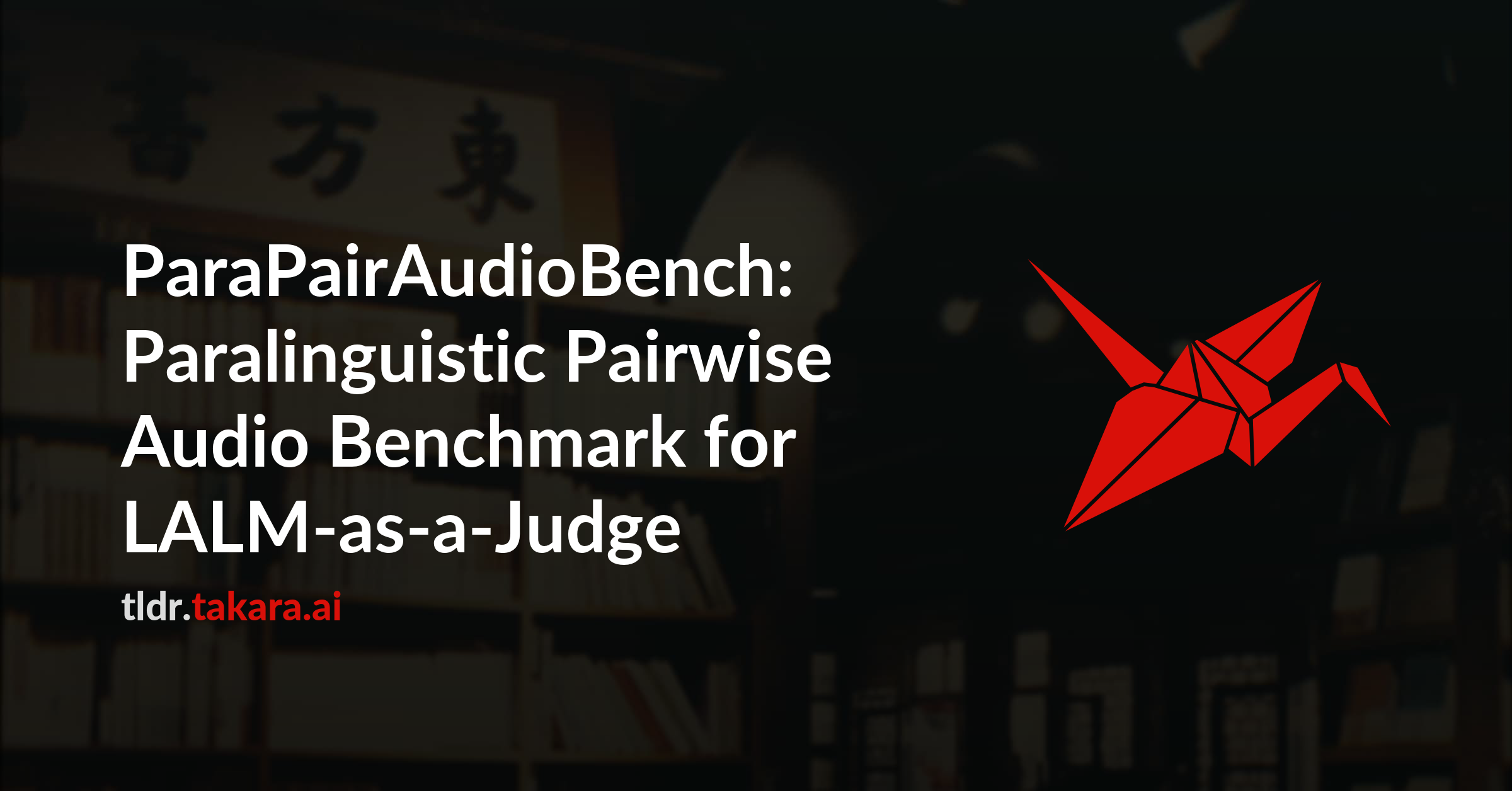 ParaPairAudioBench: Paralinguistic Pairwise Audio Benchmark for LALM-as-a-Judge