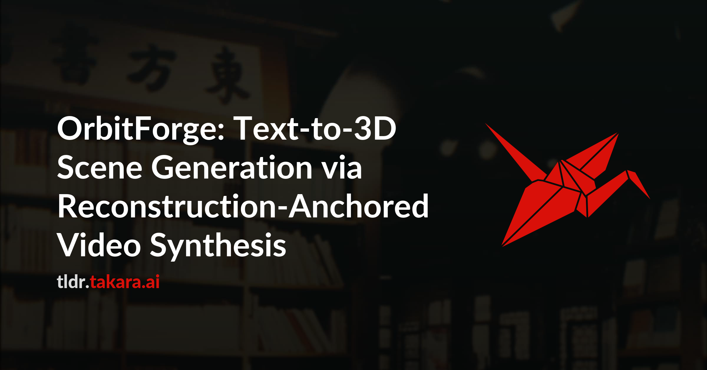 OrbitForge: Text-to-3D Scene Generation via Reconstruction-Anchored Video Synthesis