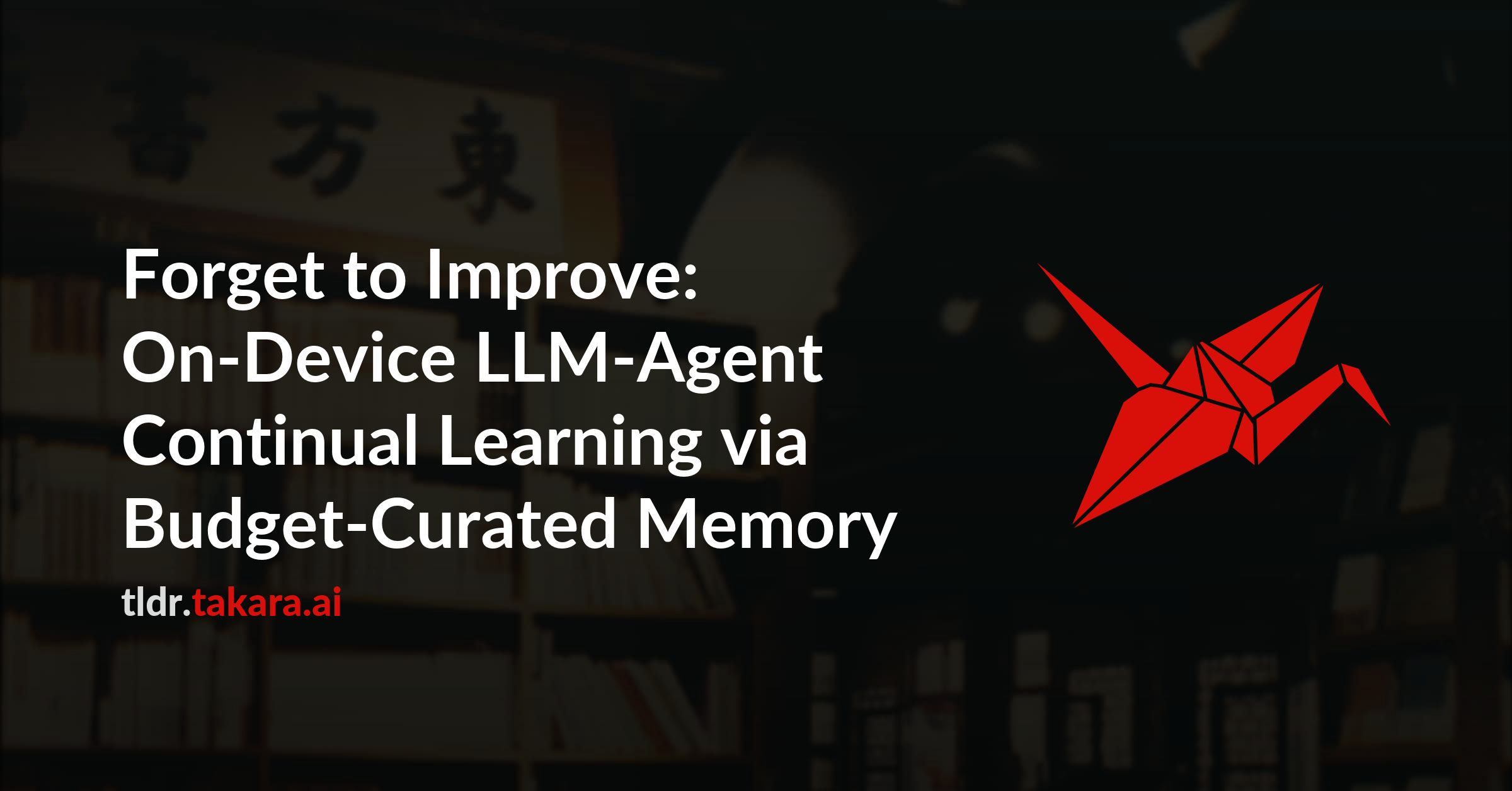 Forget to Improve: On-Device LLM-Agent Continual Learning via Budget-Curated Memory