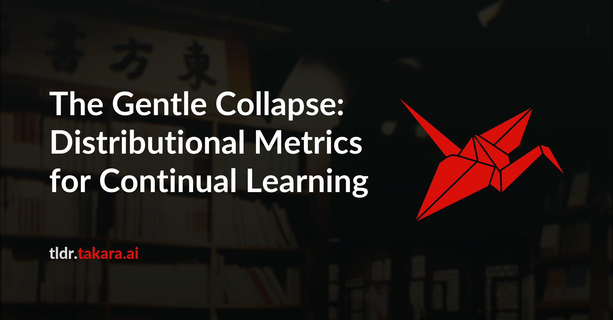 The Gentle Collapse: Distributional Metrics for Continual Learning
