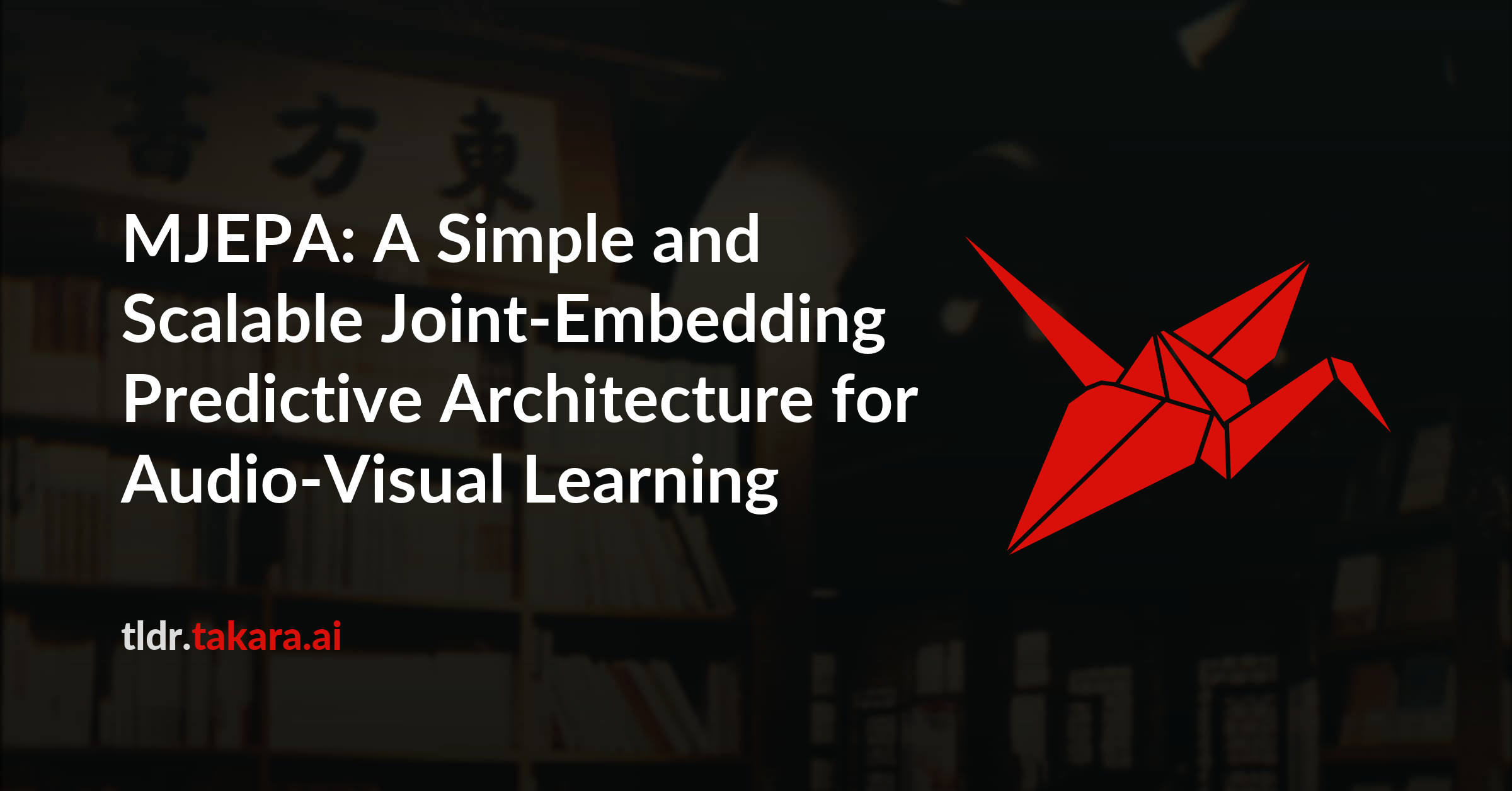MJEPA: A Simple and Scalable Joint-Embedding Predictive Architecture for Audio-Visual Learning
