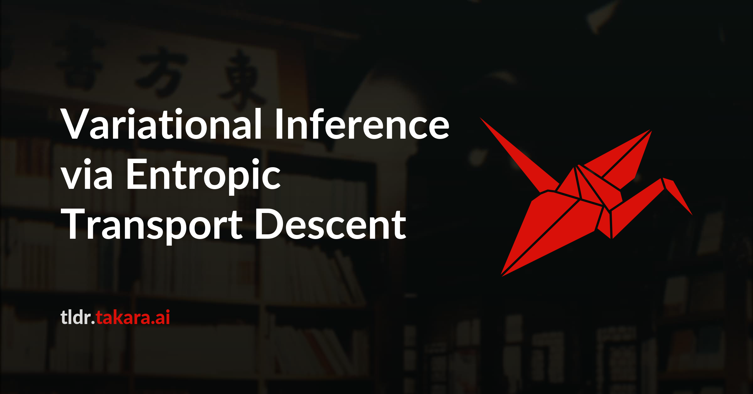 Variational Inference via Entropic Transport Descent