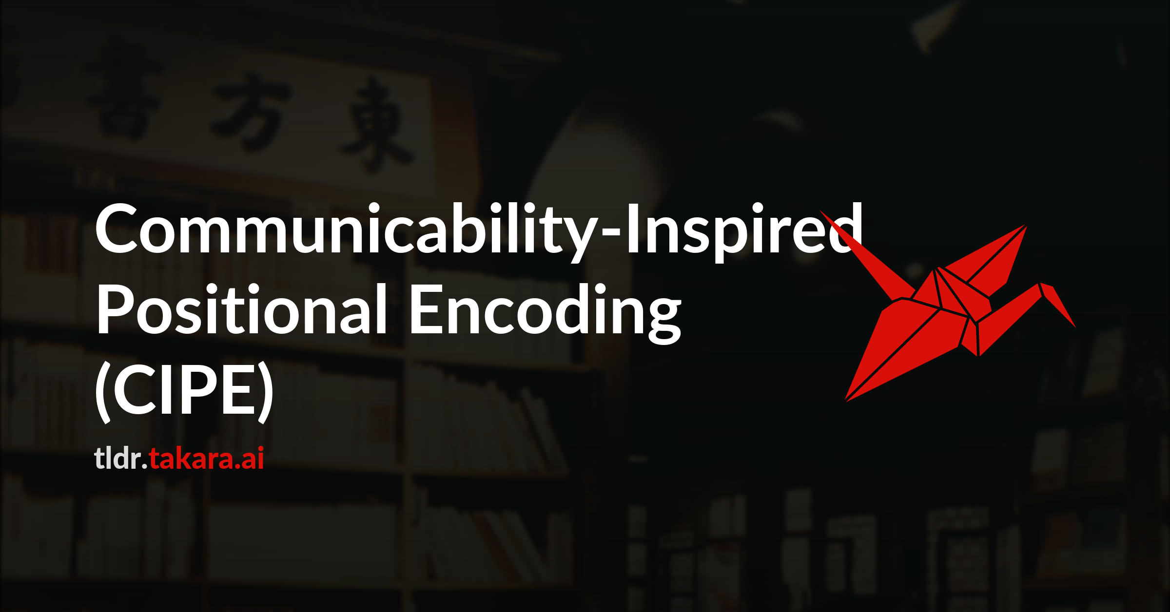 Communicability-Inspired Positional Encoding (CIPE)