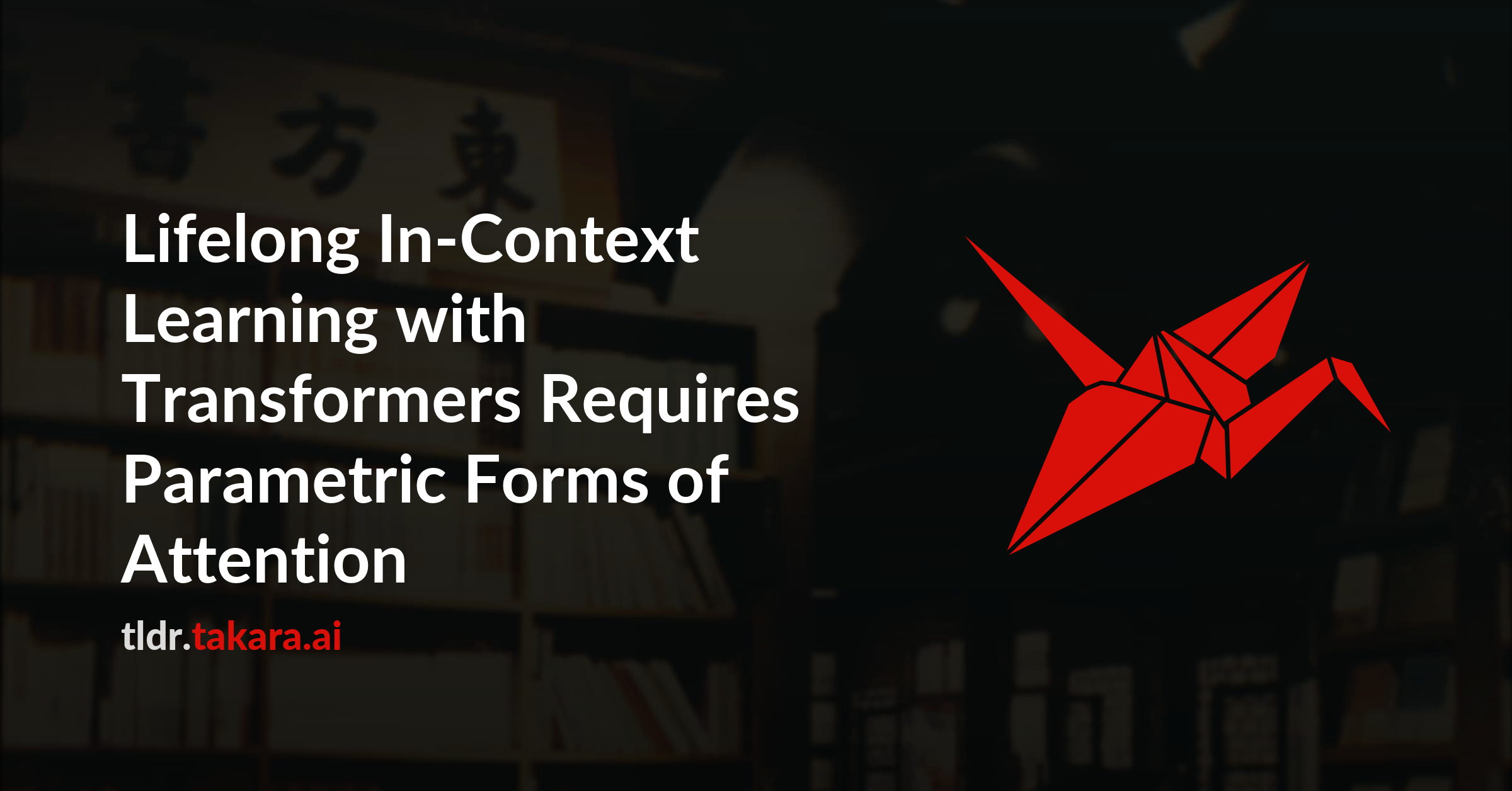 Lifelong In-Context Learning with Transformers Requires Parametric Forms of Attention