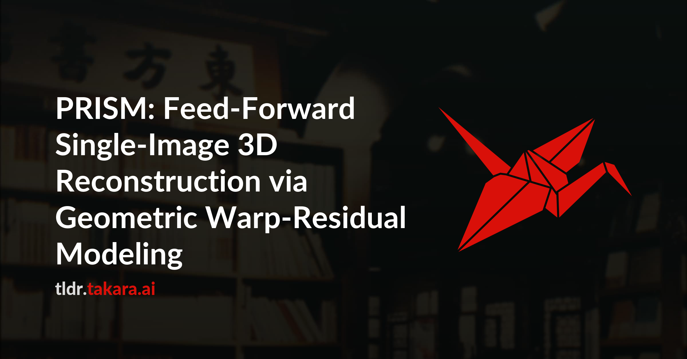 PRISM: Feed-Forward Single-Image 3D Reconstruction via Geometric Warp-Residual Modeling
