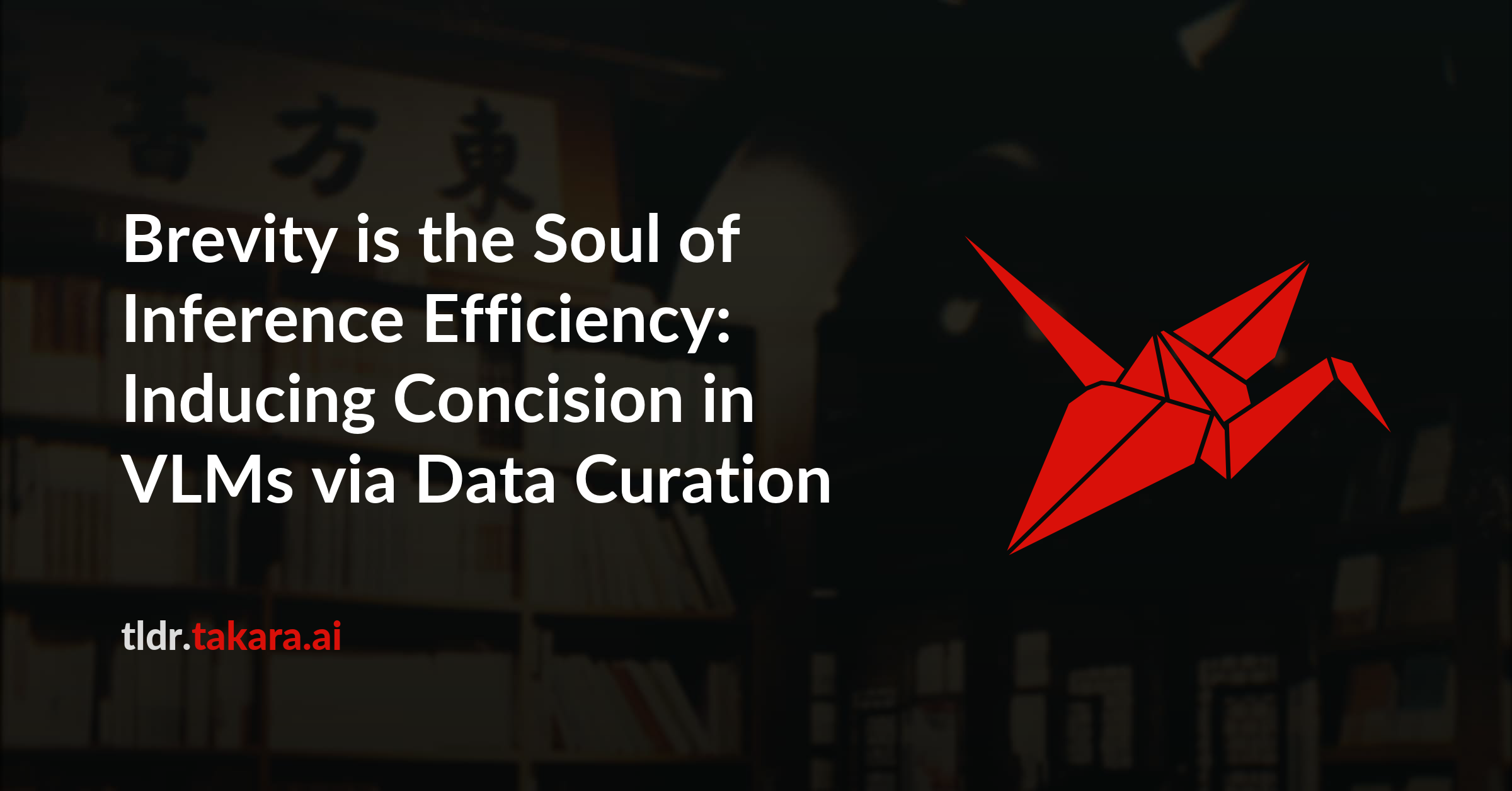 Brevity is the Soul of Inference Efficiency: Inducing Concision in VLMs via Data Curation