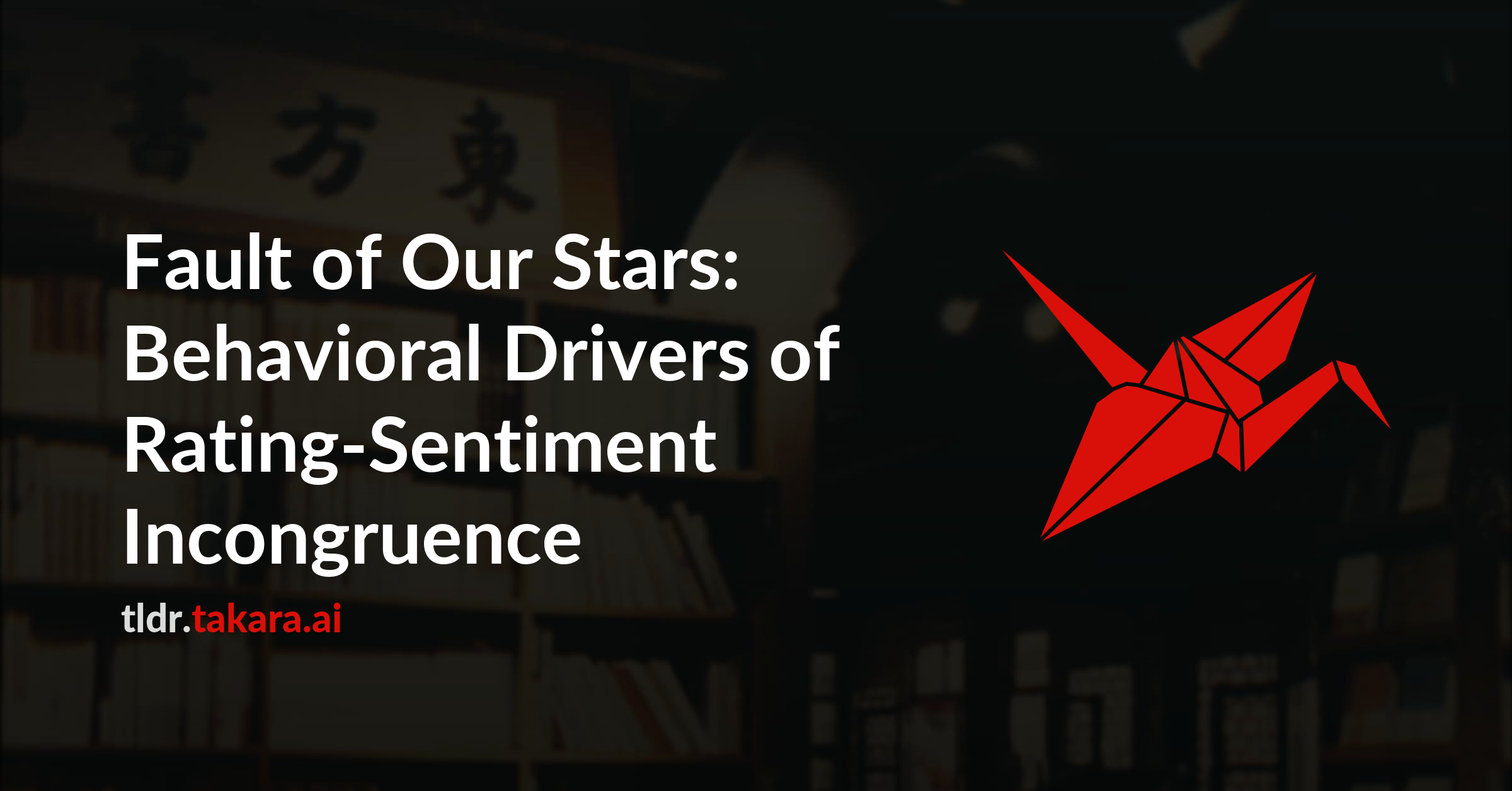 Fault of Our Stars: Behavioral Drivers of Rating-Sentiment Incongruence