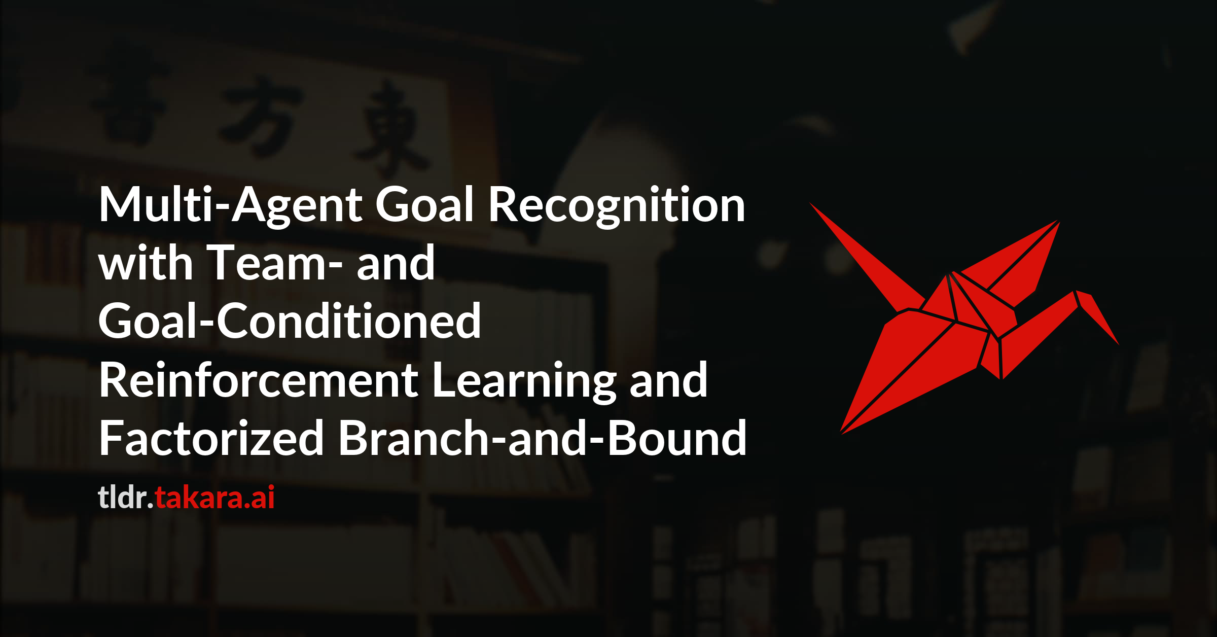 Multi-Agent Goal Recognition with Team- and Goal-Conditioned Reinforcement Learning and Factorized Branch-and-Bound