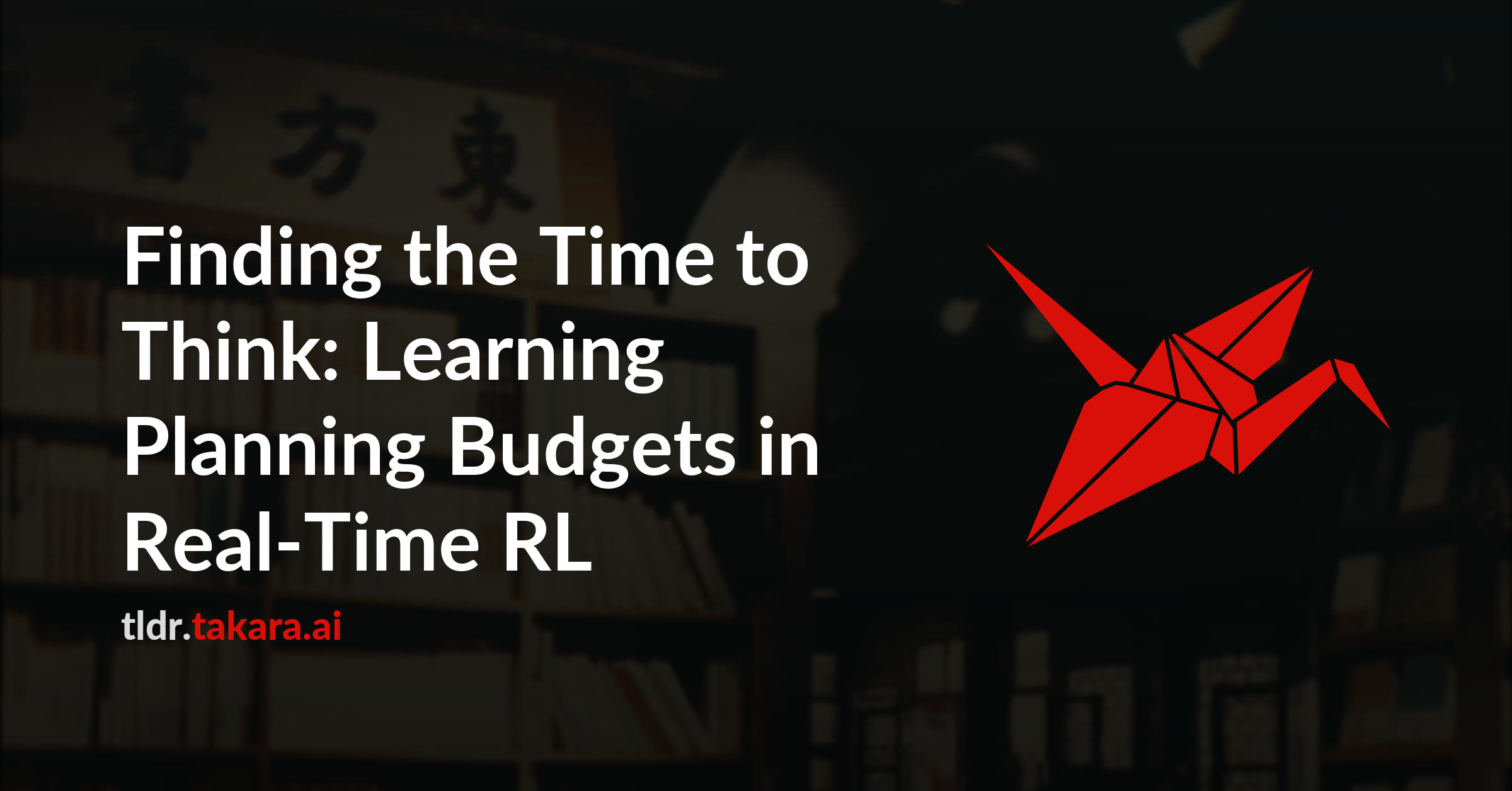 Finding the Time to Think: Learning Planning Budgets in Real-Time RL